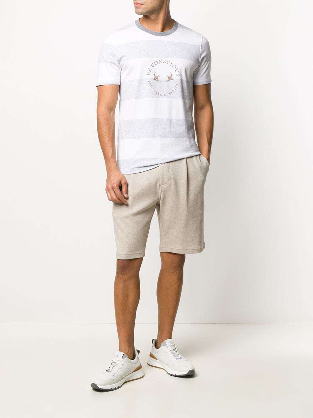 Brunello Cucinelli BRUNELLO CUCINELLI gray slim fit Be Conscious t-shirt Small Size US S / EU 44-46 / 1 - 3 Thumbnail