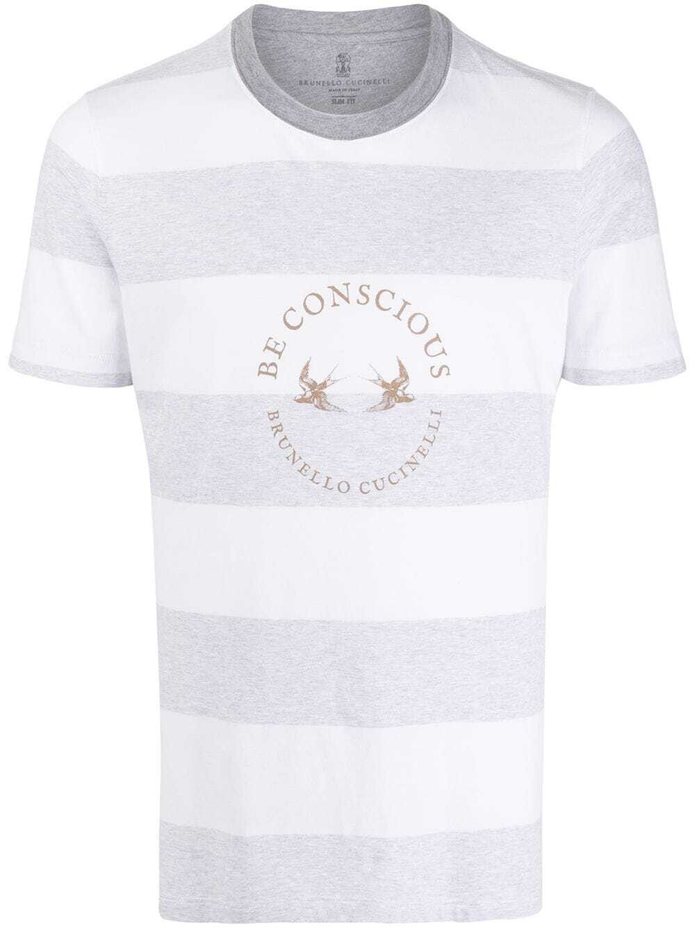 Brunello Cucinelli BRUNELLO CUCINELLI gray slim fit Be Conscious t-shirt Small Size US S / EU 44-46 / 1 - 10 Thumbnail