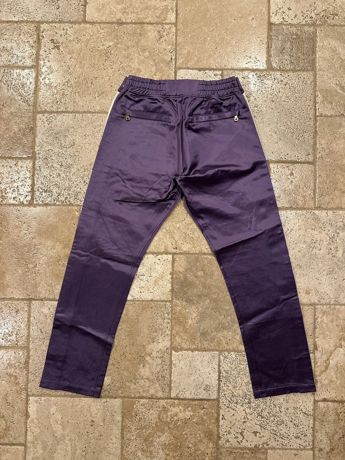 Just Don Just Don Team x Satin Tearaway Purple Pants Size US 36 / EU 52 - 2 Thumbnail
