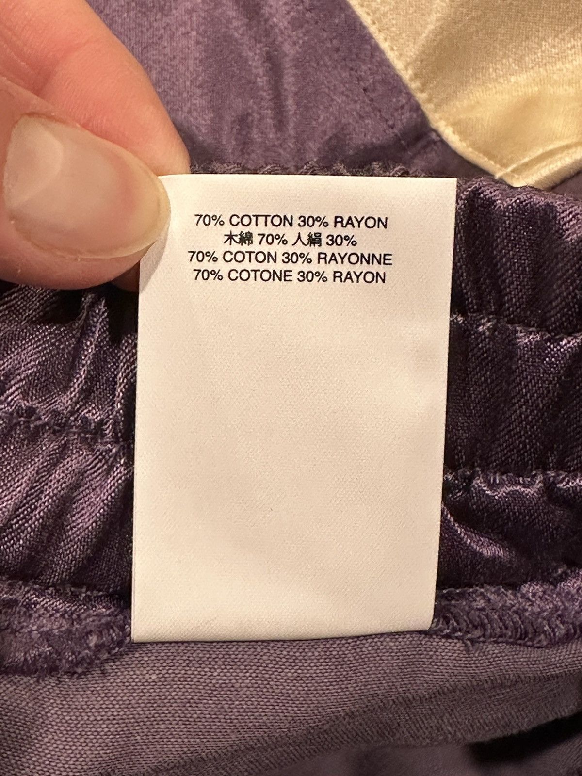 Just Don Just Don Team x Satin Tearaway Purple Pants Size US 36 / EU 52 - 9 Thumbnail