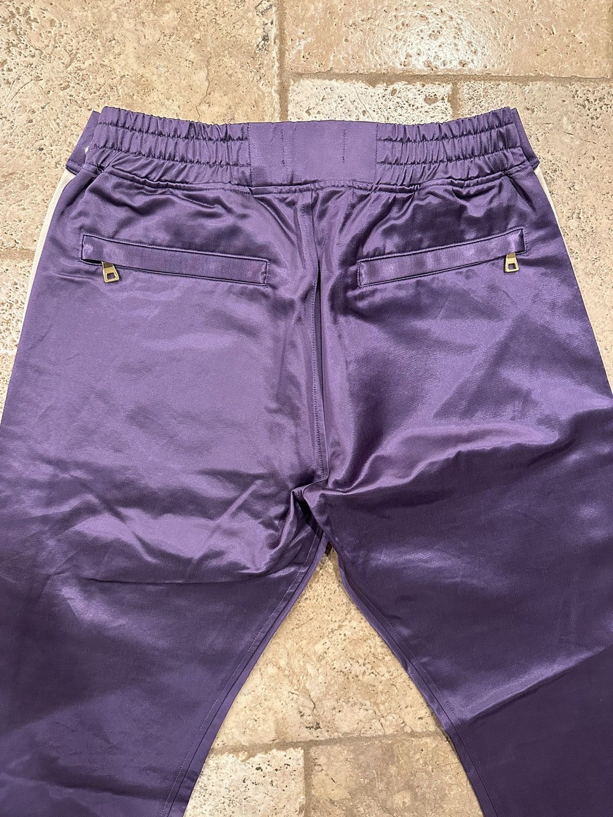 Just Don Just Don Team x Satin Tearaway Purple Pants Size US 36 / EU 52 - 7 Thumbnail