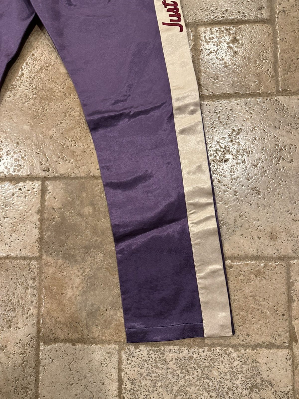 Just Don Just Don Team x Satin Tearaway Purple Pants Size US 36 / EU 52 - 4 Thumbnail