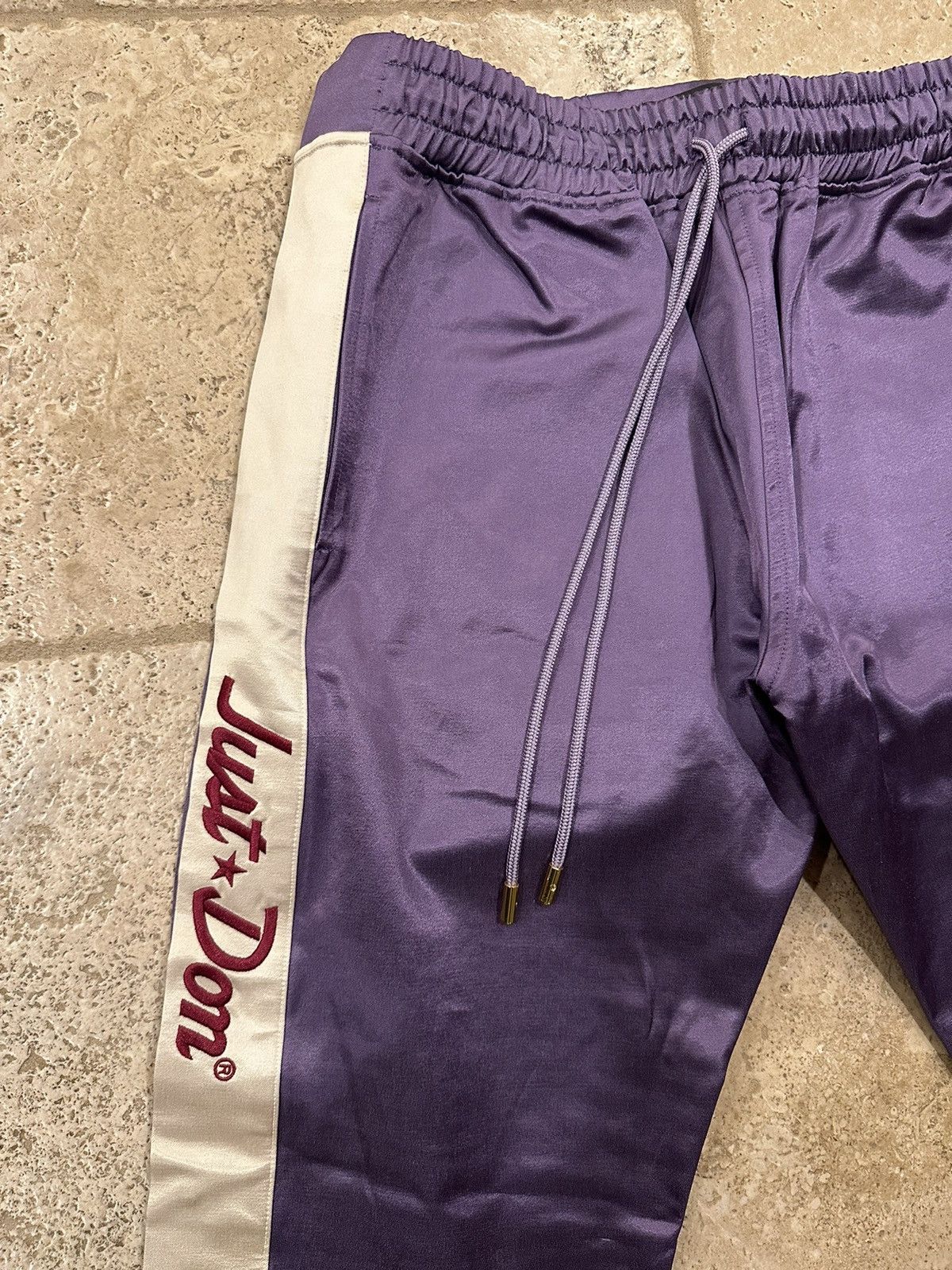 Just Don Just Don Team x Satin Tearaway Purple Pants Size US 36 / EU 52 - 3 Thumbnail