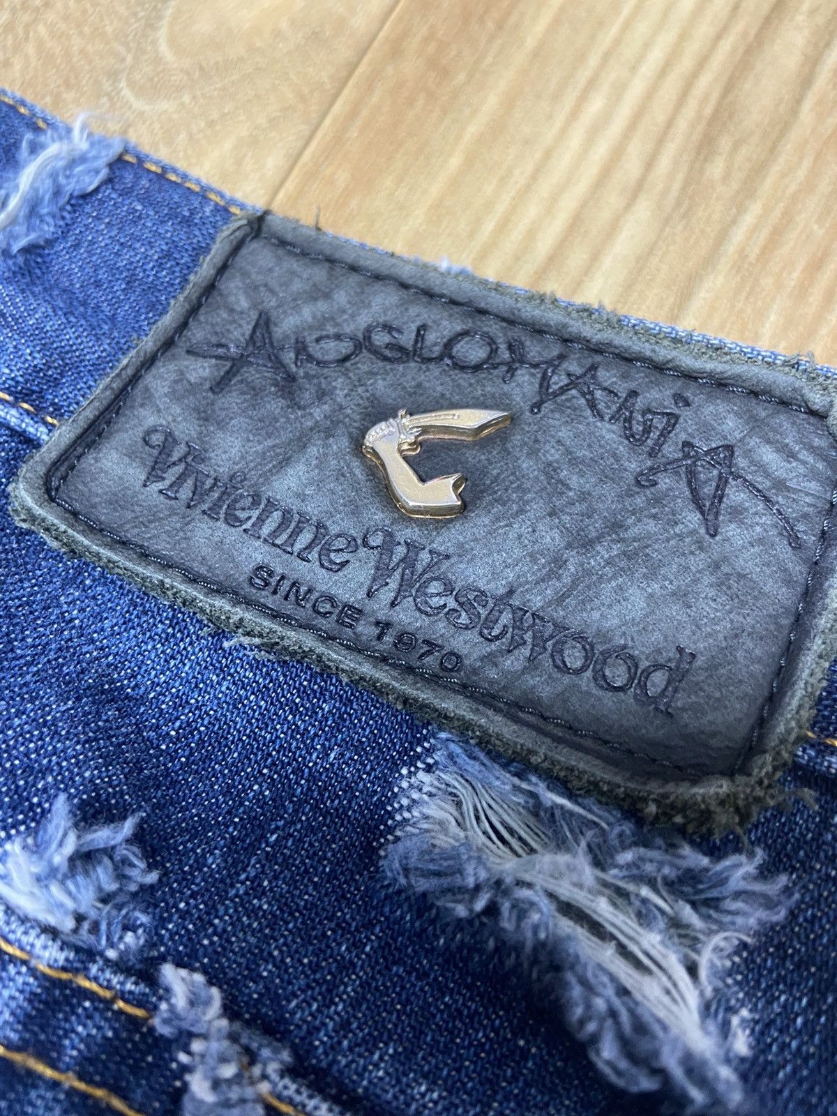 Vivienne Westwood 27 Vivienne westwood ‘cut and slash’ distressed denim pants Size US 27 - 3 Thumbnail