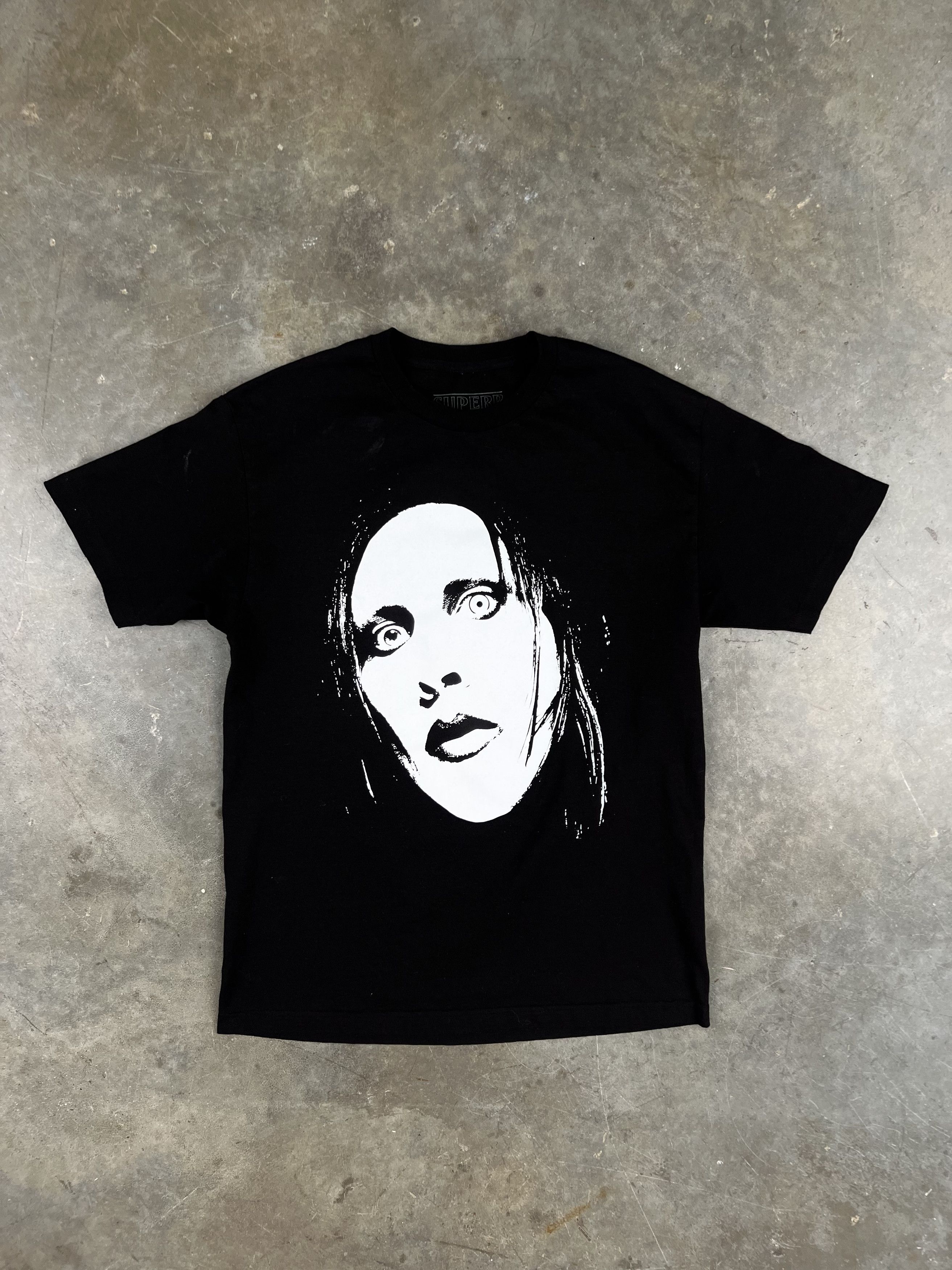 Superrradical Superrradical Black Marylin Manson Portrait Tee Black Large Size US L / EU 52-54 / 3 - 1 Thumbnail