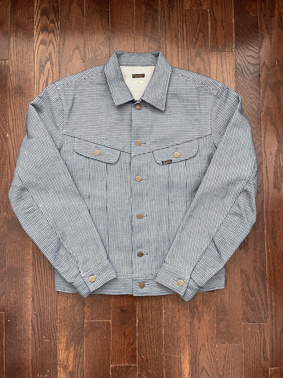 Kapital Kapital Century 5P Boro Westerner Denim Jacket Light Wash | Grailed