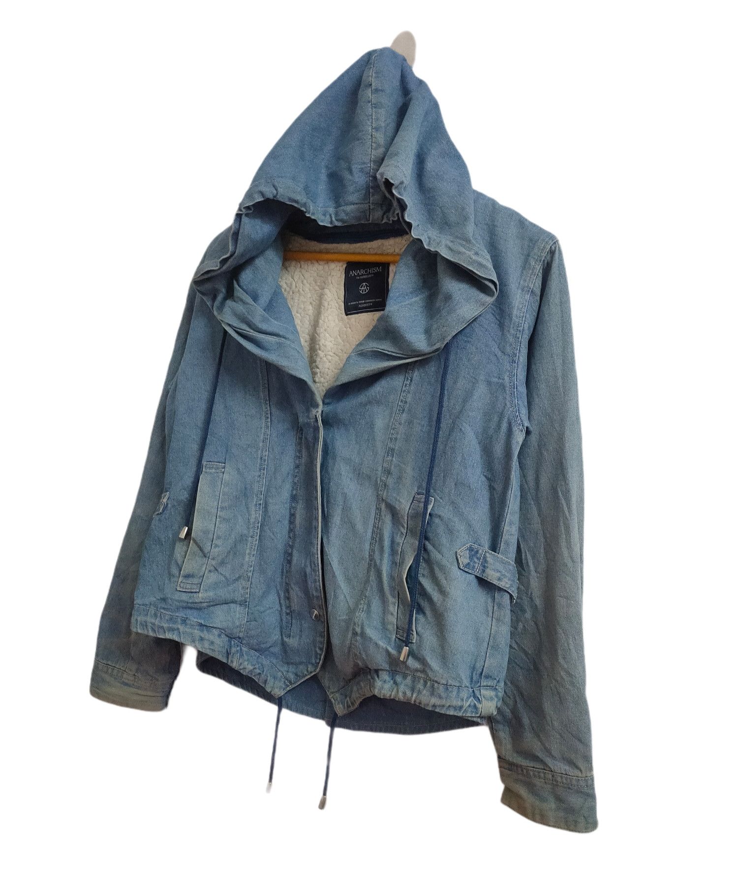 Japanese Brand × Le Grande Bleu (L.G.B.) × Seditionaries Anarchism For Rebellion Hoodie Punker Jacket Size S / US 4 / IT 40 - 2 Thumbnail