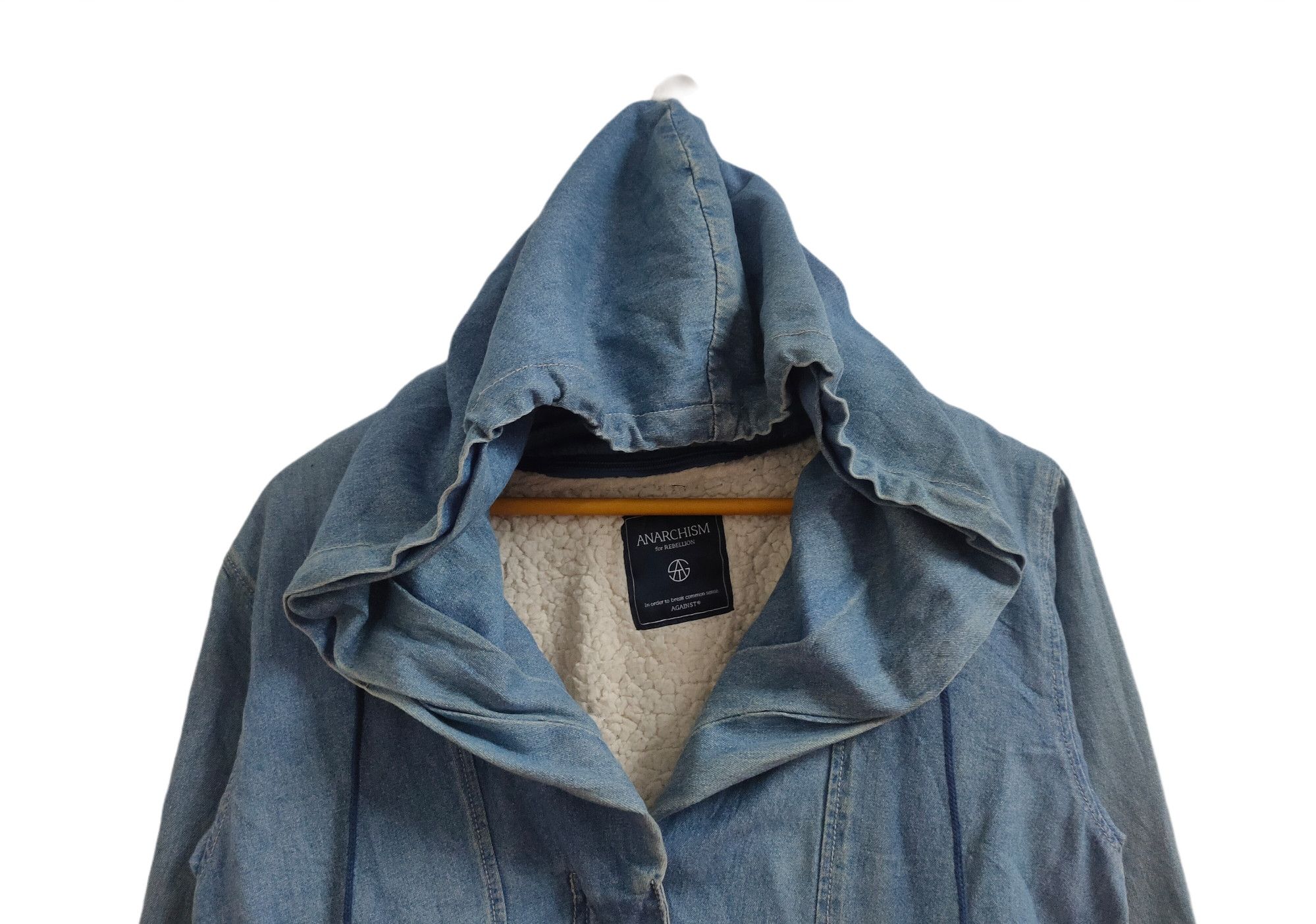 Japanese Brand × Le Grande Bleu (L.G.B.) × Seditionaries Anarchism For Rebellion Hoodie Punker Jacket Size S / US 4 / IT 40 - 3 Thumbnail