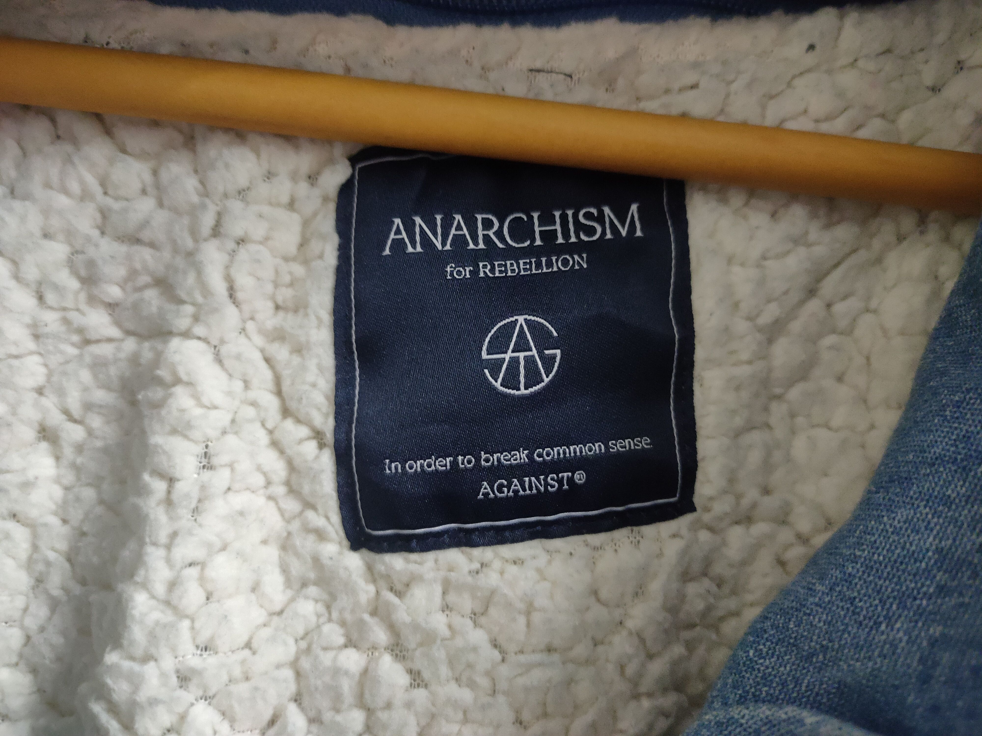Japanese Brand × Le Grande Bleu (L.G.B.) × Seditionaries Anarchism For Rebellion Hoodie Punker Jacket Size S / US 4 / IT 40 - 8 Thumbnail