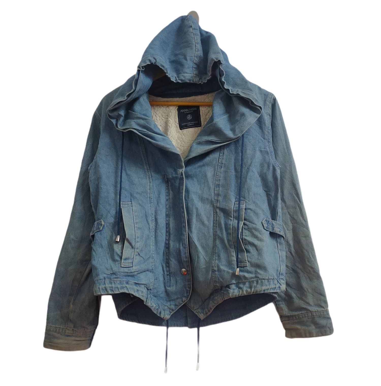 Japanese Brand × Le Grande Bleu (L.G.B.) × Seditionaries Anarchism For Rebellion Hoodie Punker Jacket Size S / US 4 / IT 40 - 1 Thumbnail