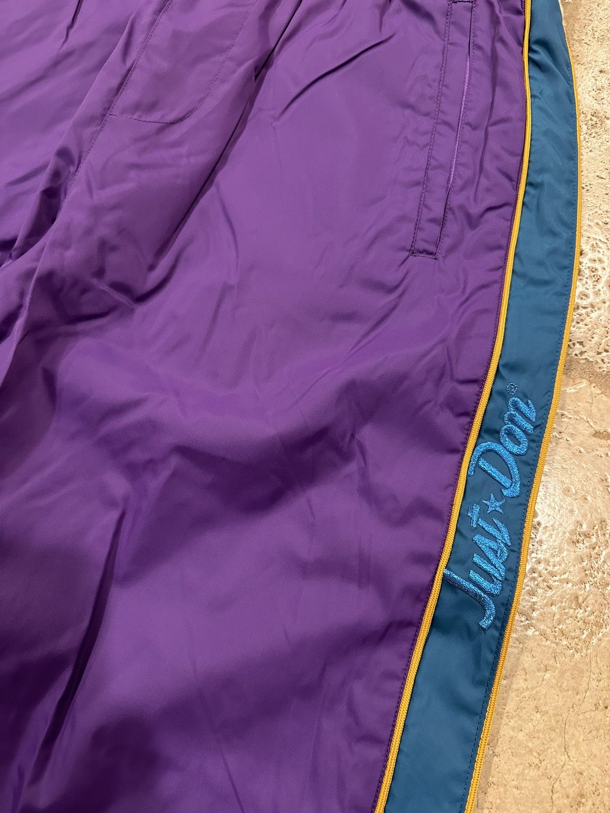 Converse × Just Don Just Don Converse Nylon Purple Track Pants Size US 34 / EU 50 - 6 Thumbnail