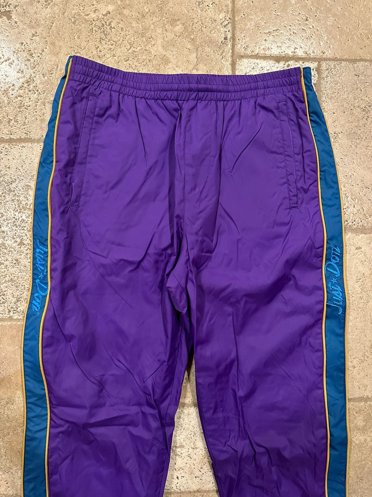Converse × Just Don Just Don Converse Nylon Purple Track Pants Size US 34 / EU 50 - 3 Thumbnail