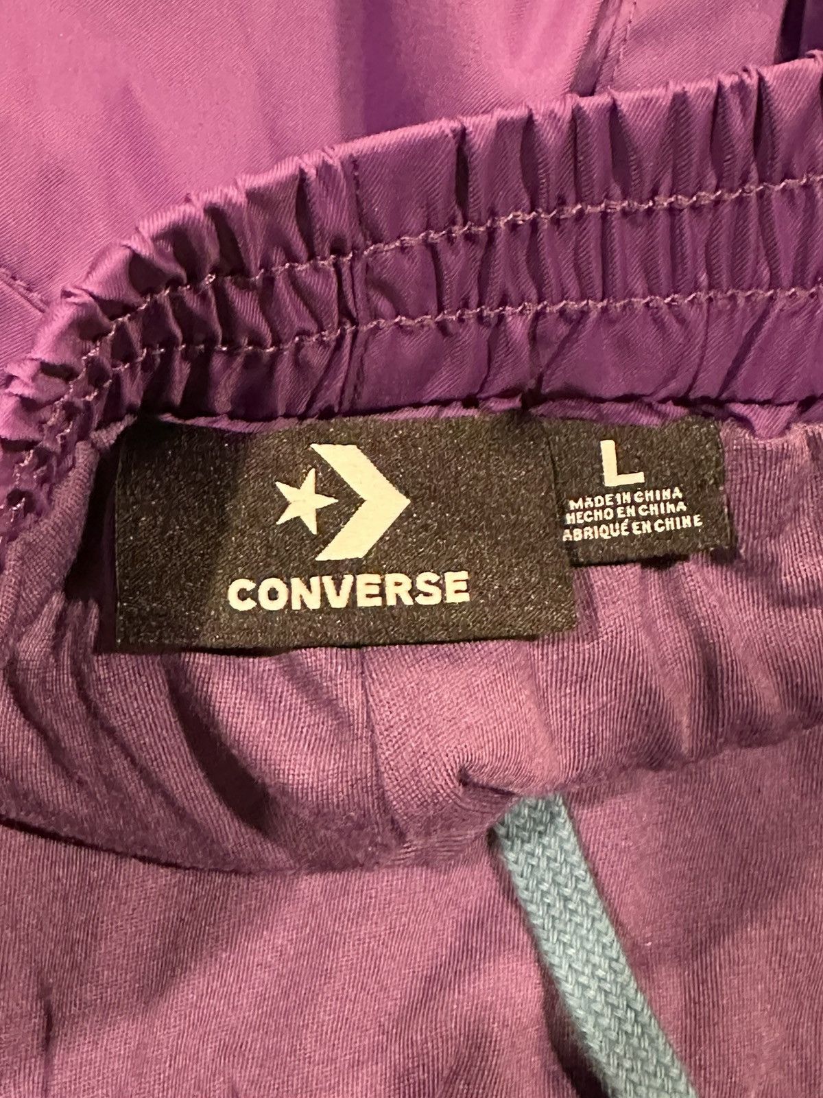 Converse × Just Don Just Don Converse Nylon Purple Track Pants Size US 34 / EU 50 - 8 Thumbnail