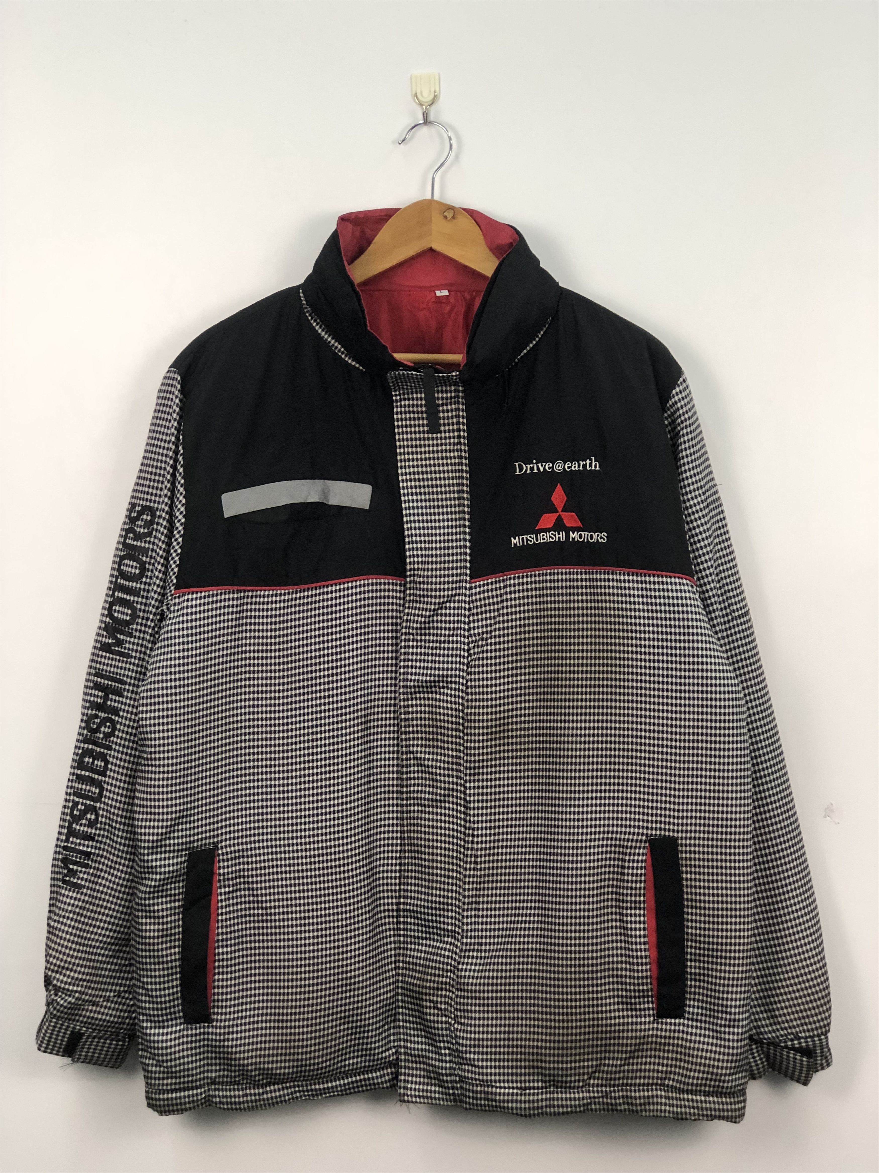 image of Mitsubishi Motors Racing Jacket in Black, Men's (Size Large)