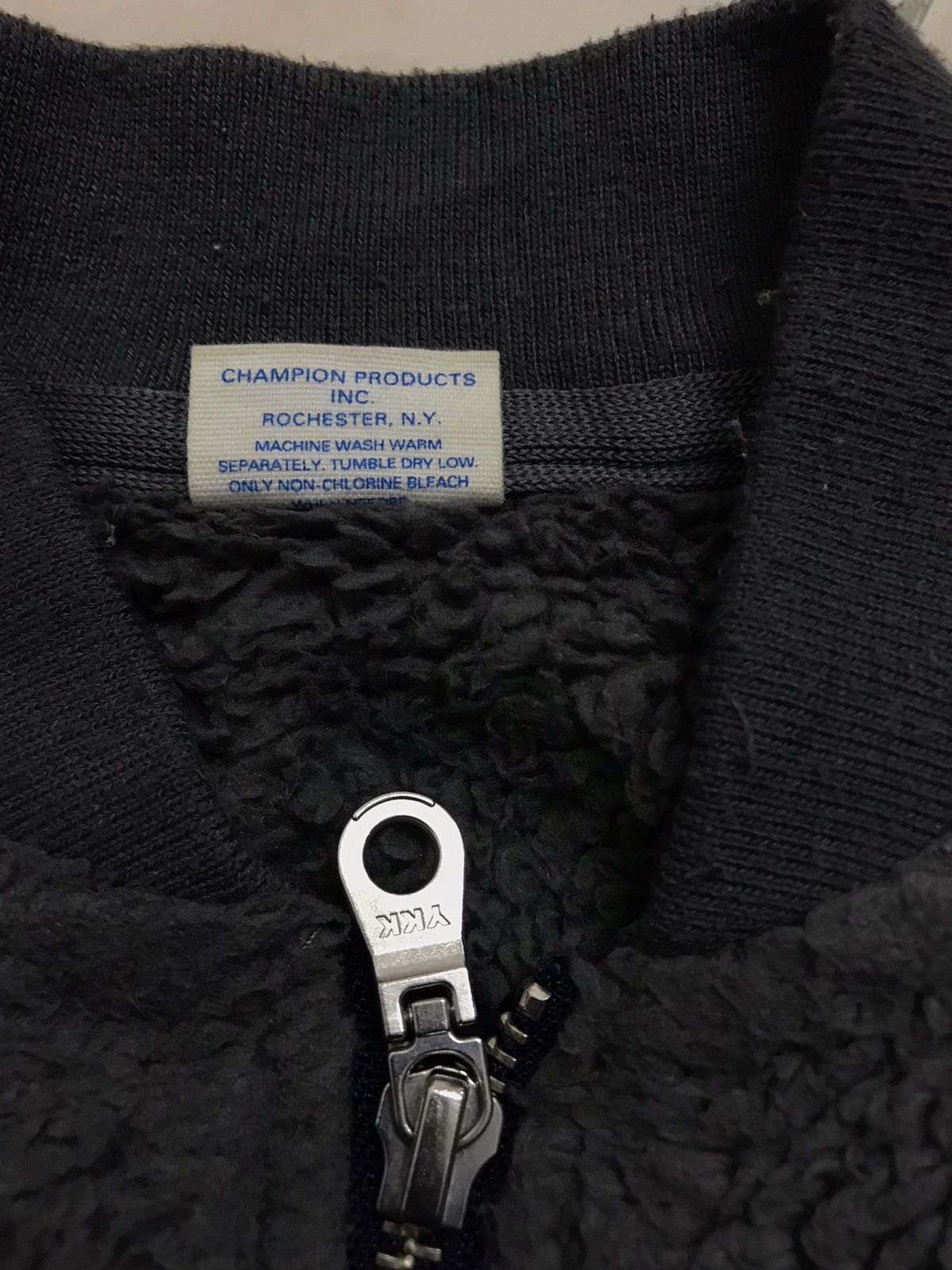 Champion × Vintage Vintage Champion Bomber Fleece Jacket Winter Streetwear Size US M / EU 48-50 / 2 - 5 Thumbnail