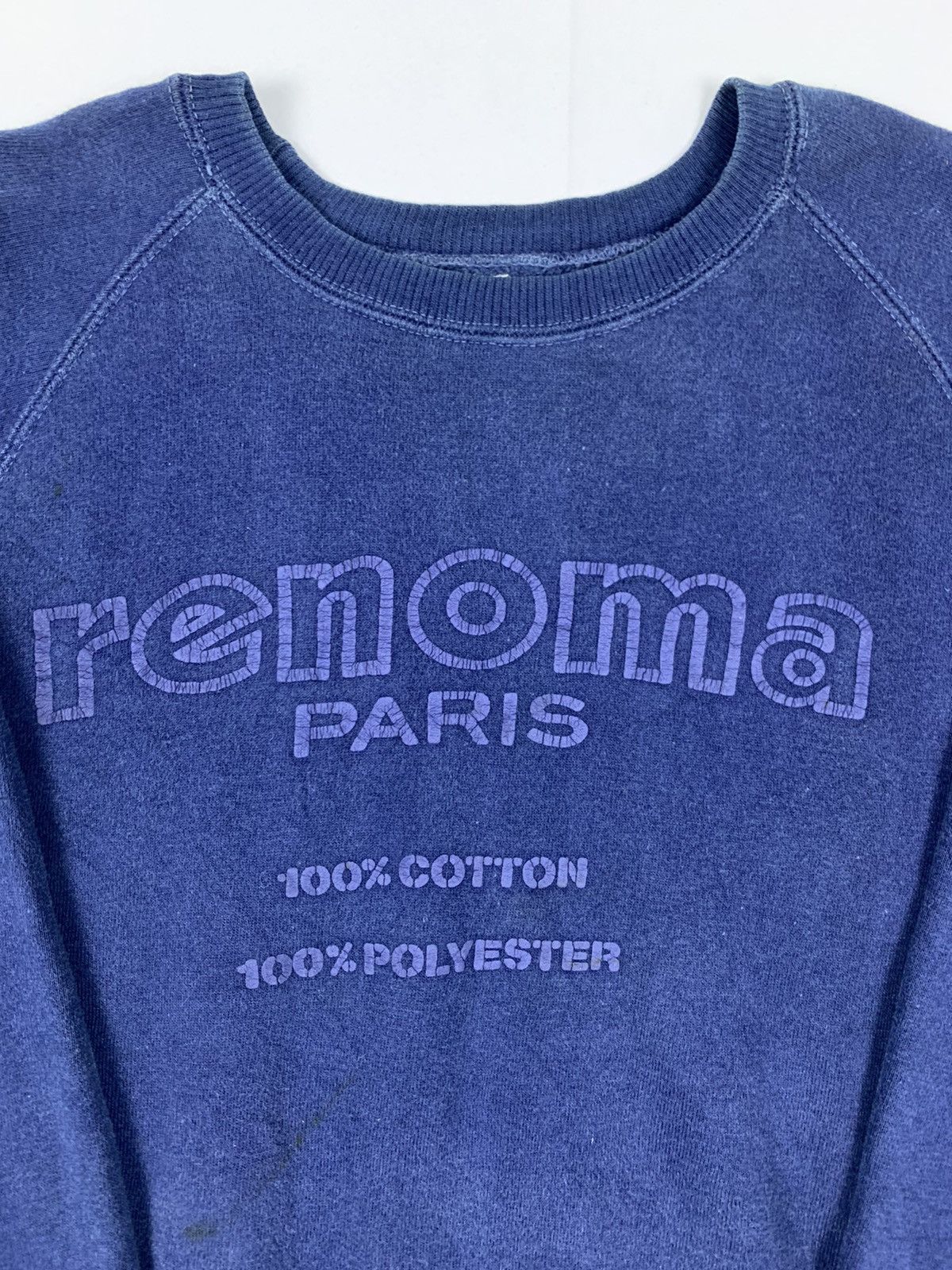 Other × Renoma RENOMA PARIS Big Logo Vintage Thick Crewneck Fur Sweatshirt Size US M / EU 48-50 / 2 - 3 Thumbnail