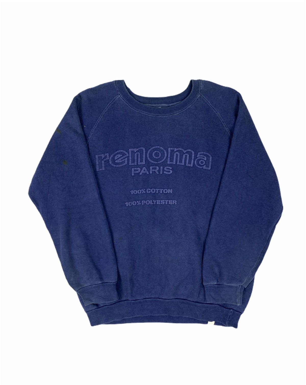 Other × Renoma RENOMA PARIS Big Logo Vintage Thick Crewneck Fur Sweatshirt Size US M / EU 48-50 / 2 - 1 Thumbnail