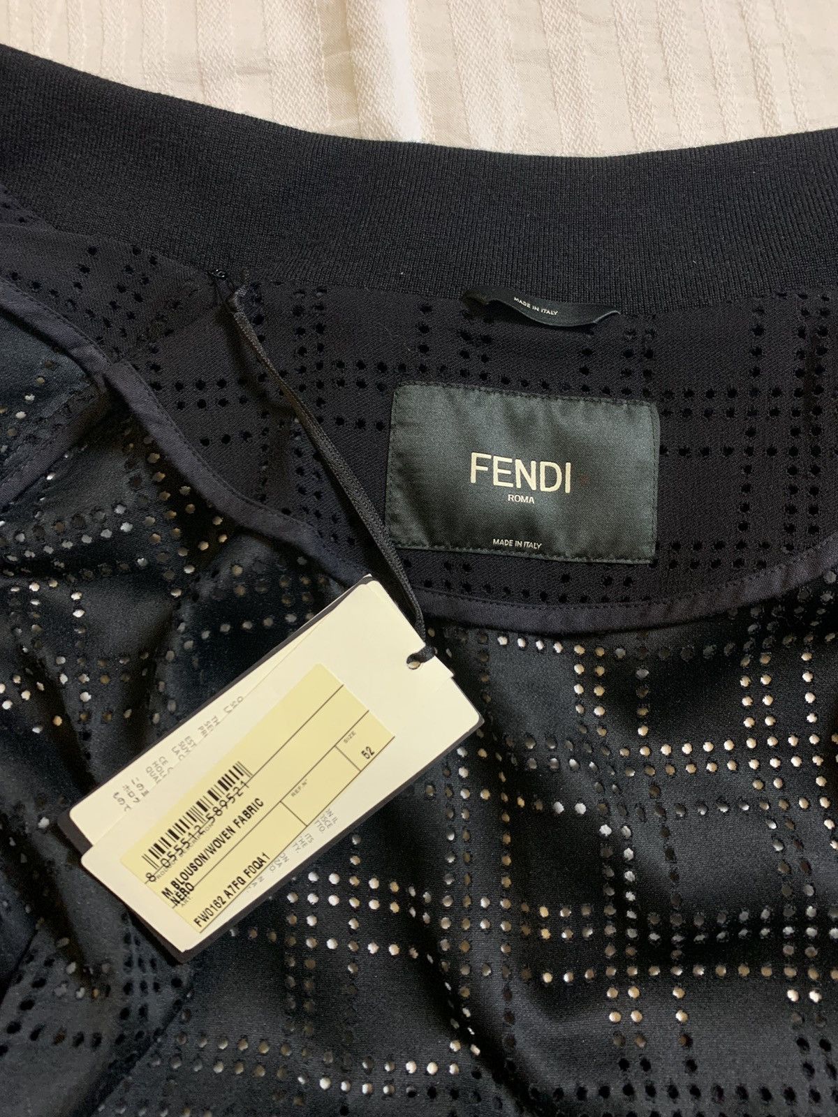 Fendi Fendi Laser Cut Bomber Size US XL / EU 56 / 4 - 4 Thumbnail