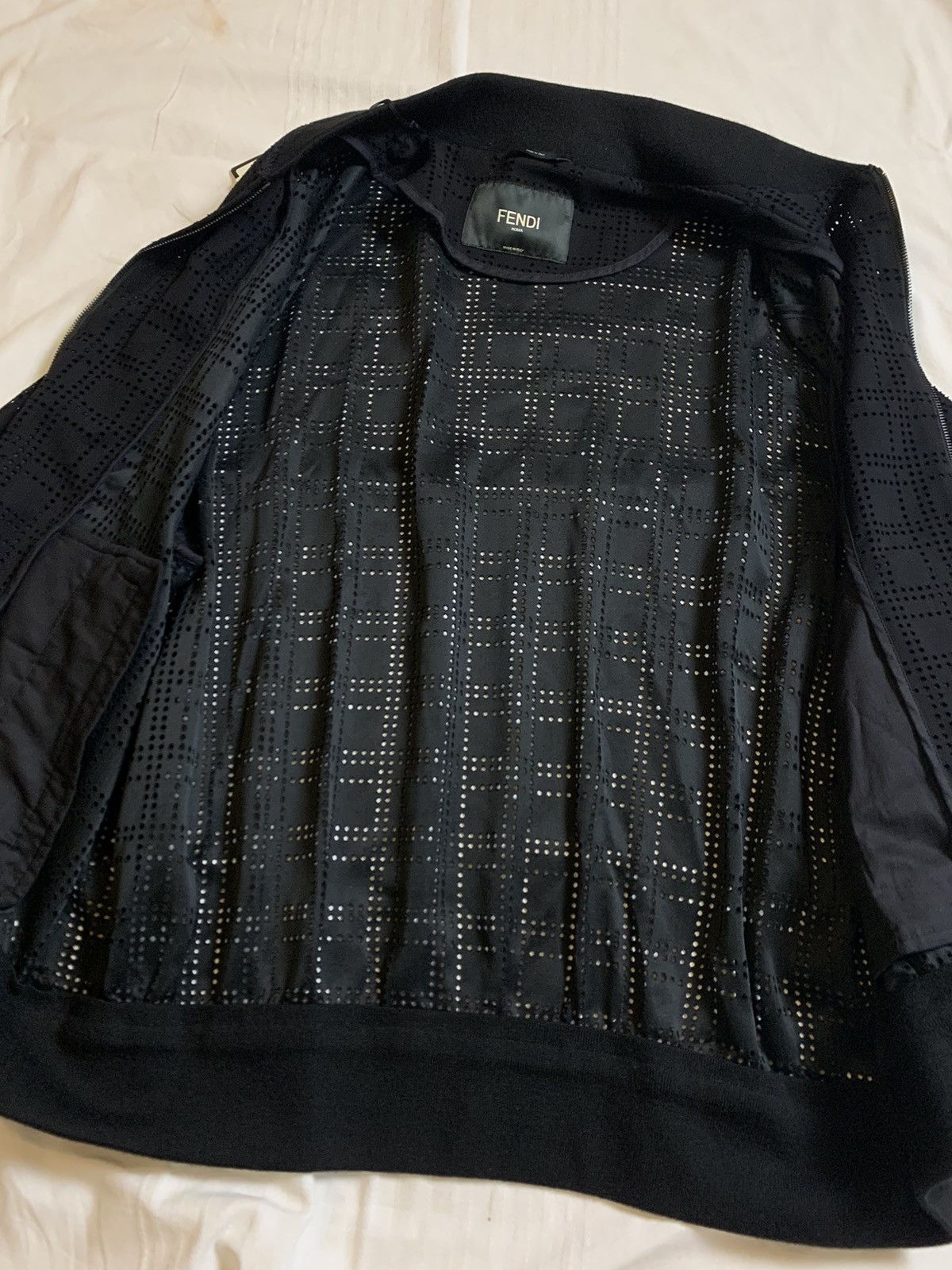 Fendi Fendi Laser Cut Bomber Size US XL / EU 56 / 4 - 3 Thumbnail