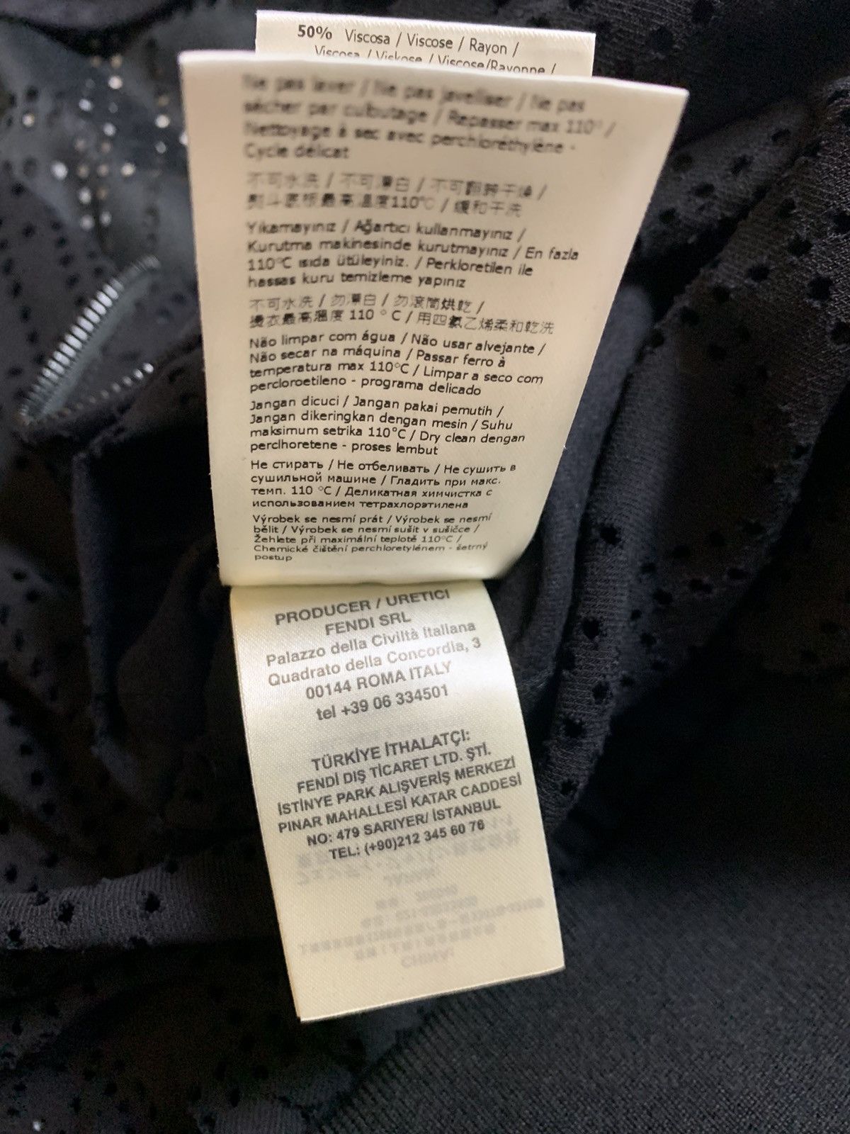 Fendi Fendi Laser Cut Bomber Size US XL / EU 56 / 4 - 7 Thumbnail