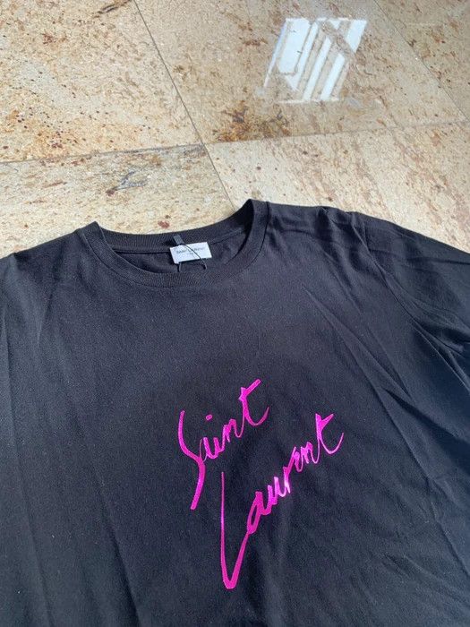 Saint Laurent Paris Logo Tee, SS in Black Size US XS / EU 42 / 0 - 9 Thumbnail