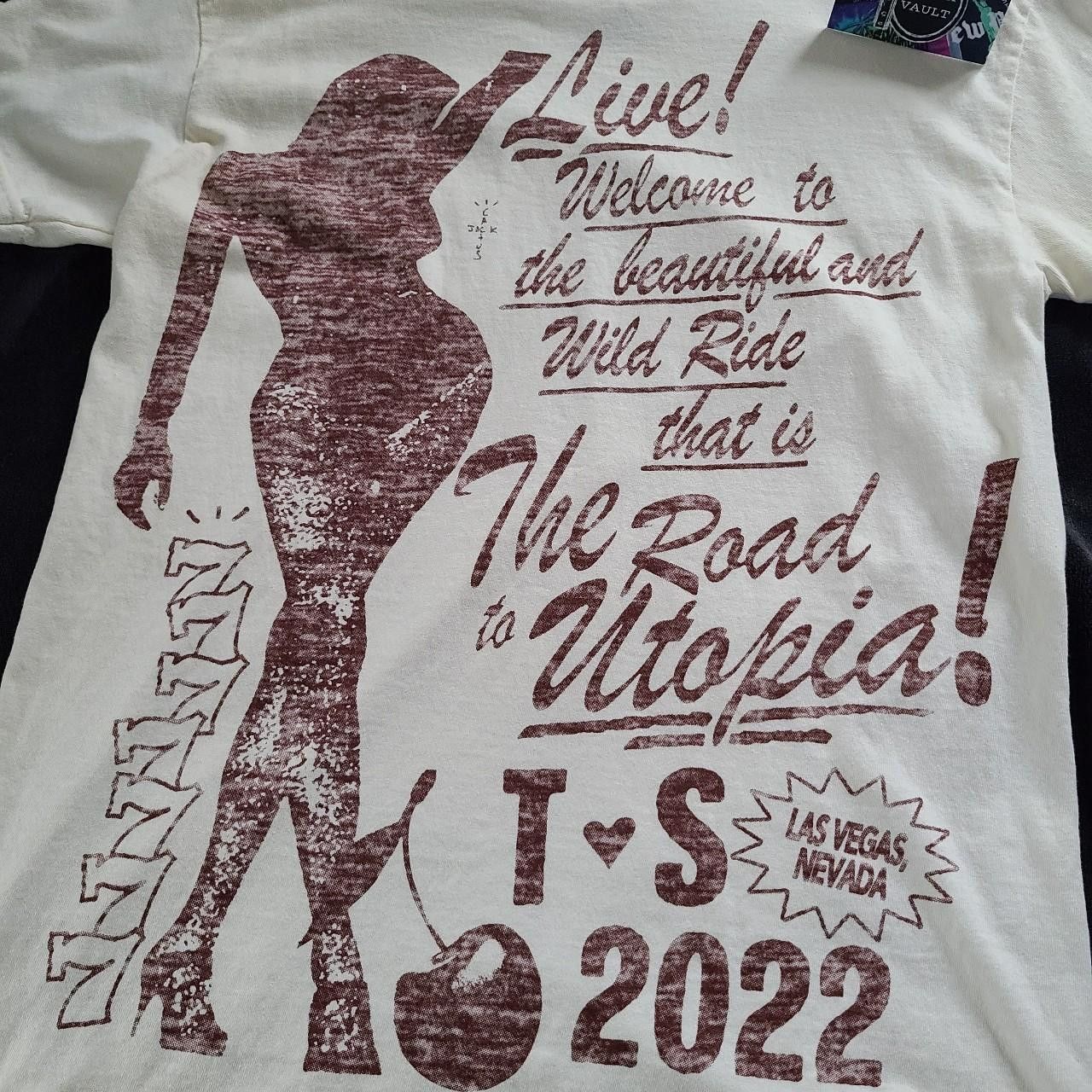 Travis Scott Utopia Las Vegas Pop Up Tee Size US S / EU 44-46 / 1 - 2 Thumbnail
