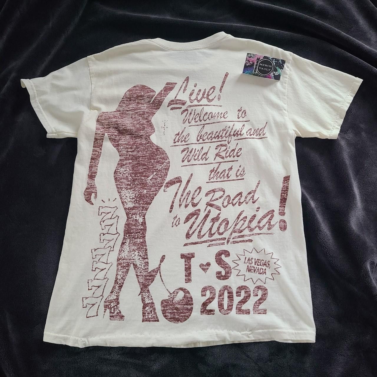 Travis Scott Utopia Las Vegas Pop Up Tee Size US S / EU 44-46 / 1 - 1 Thumbnail