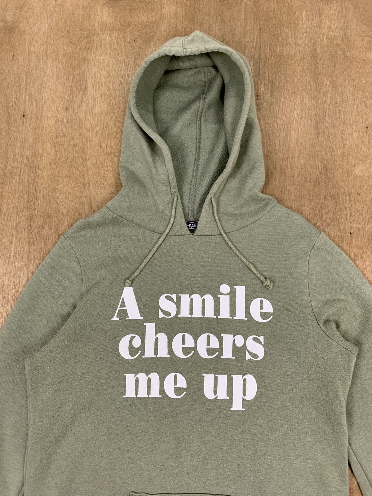 Japanese Brand TM-PARTY A Smile Cheer Me Up Streetwear Skate Hoodie Jacket Size US S / EU 44-46 / 1 - 3 Thumbnail