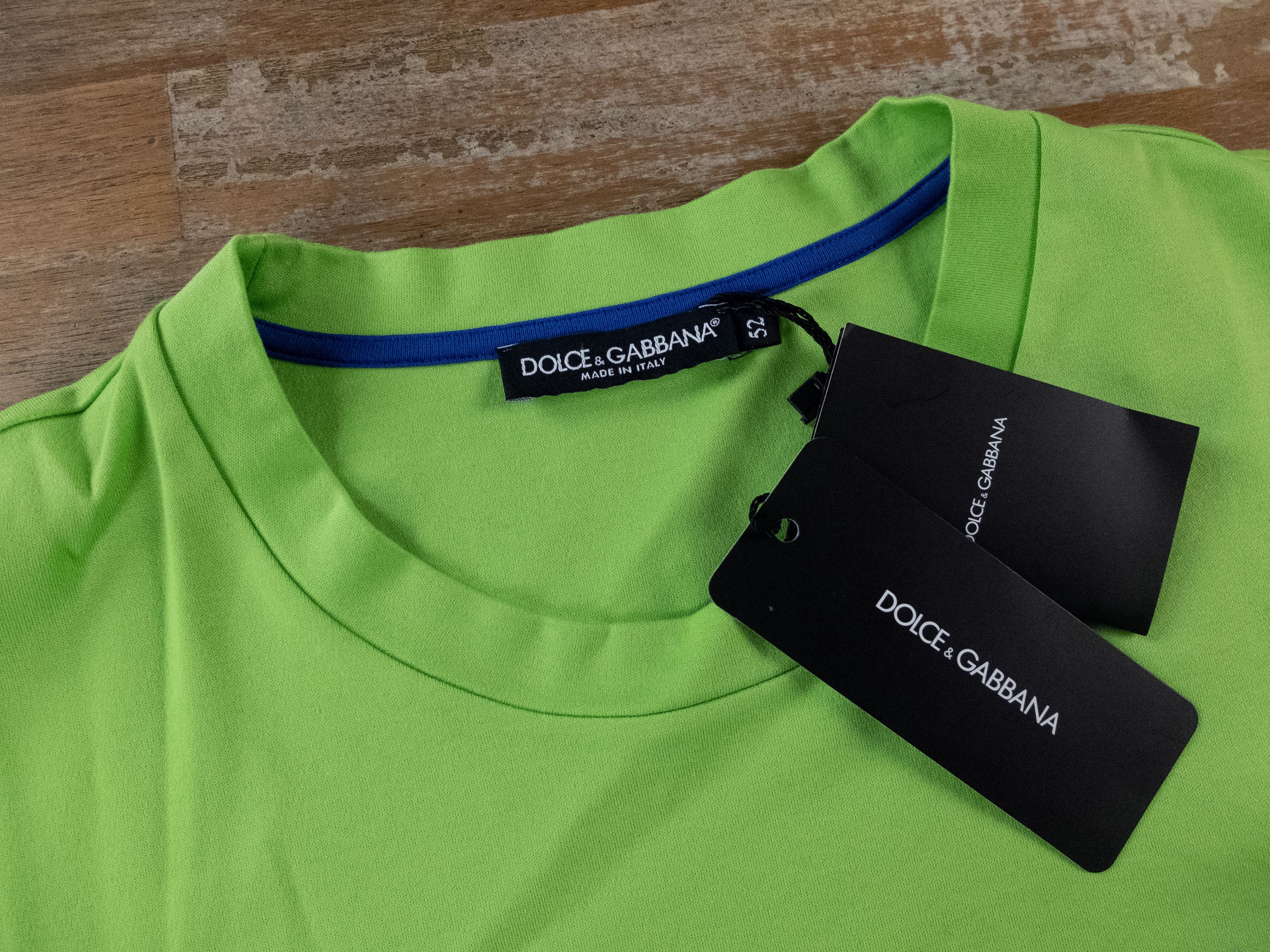 Dolce & Gabbana DOLCE & GABBANA green VHS print oversize t-shirt XL 52 Size US XL / EU 56 / 4 - 5 Thumbnail