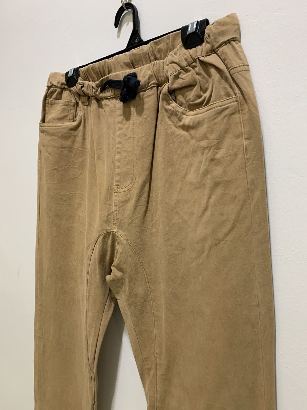 Japanese Brand HONOUR FASHION Vintage Elastic Waist Drawstring Jogger Pant Size US 32 / EU 48 - 6 Thumbnail