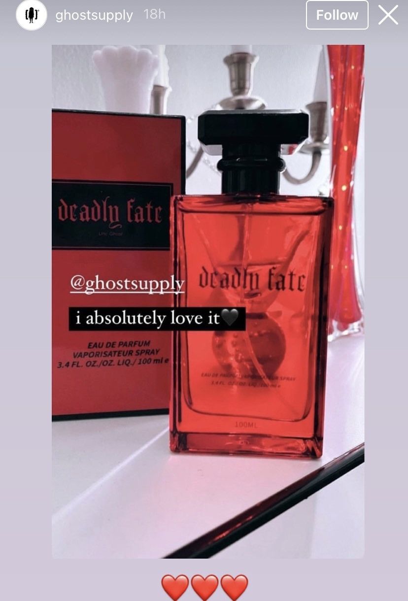 Ghost Supply Ghost Supply “Deadly Fate” EAU DE Unisex Parfum Size ONE SIZE - 5 Thumbnail