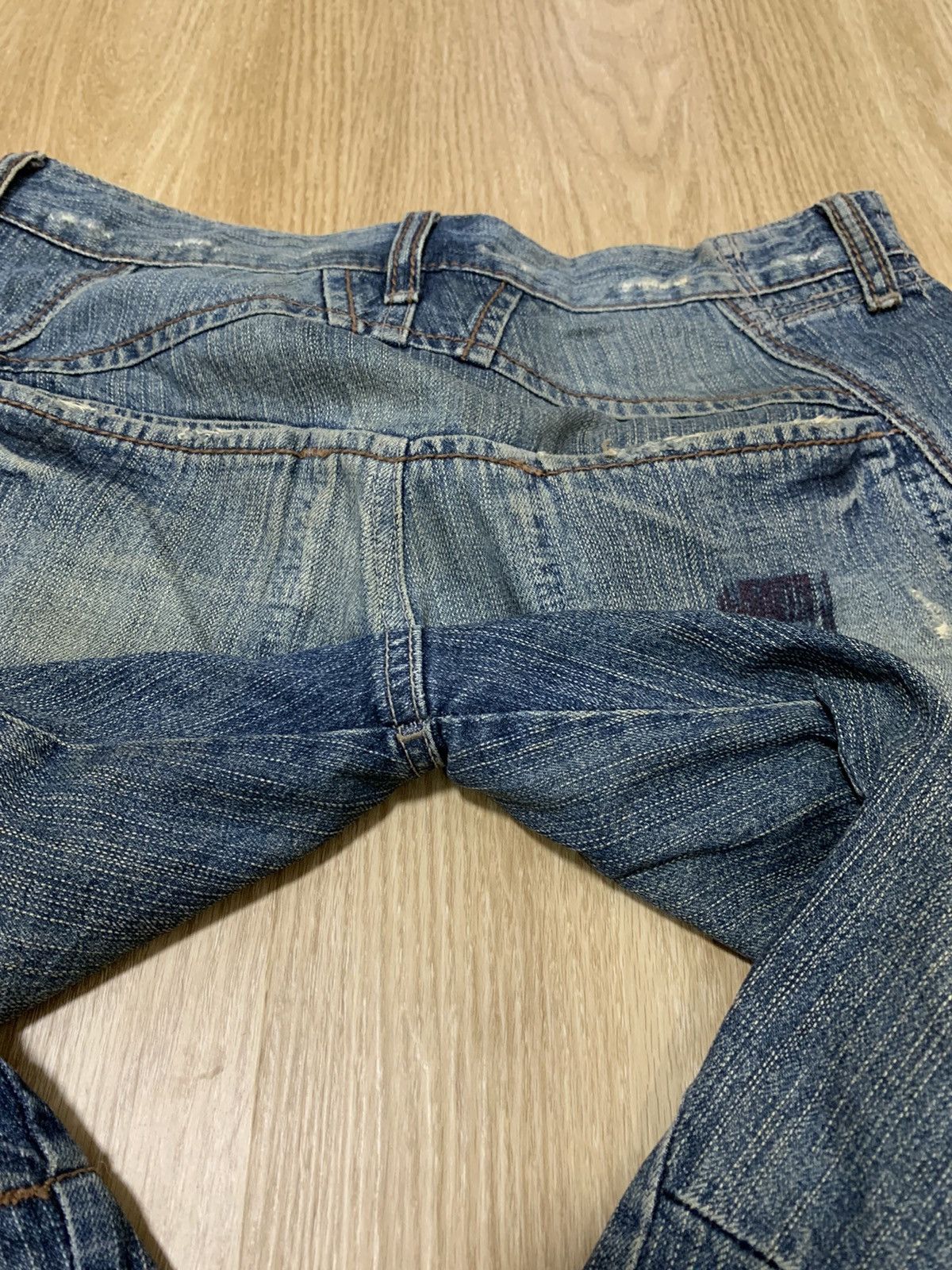 Marithe + Francois Girbaud Marithe Francois Girbaud Distressed Short Denim Size US 31 - 8 Thumbnail