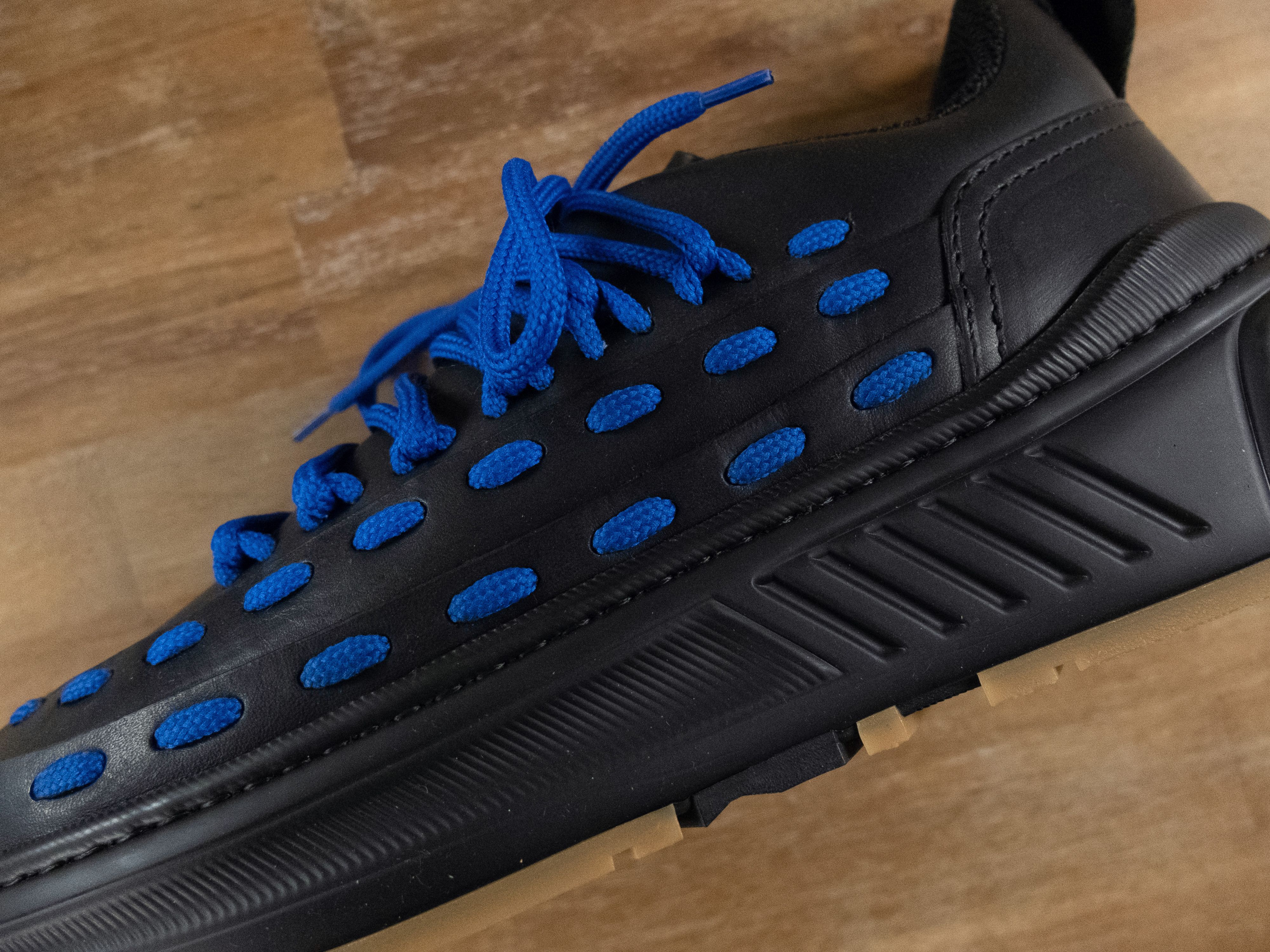 Bottega Veneta $990 BOTTEGA VENETA black blue Lace Speedster sneakers 10 43 Size US 10 / EU 43 - 4 Thumbnail