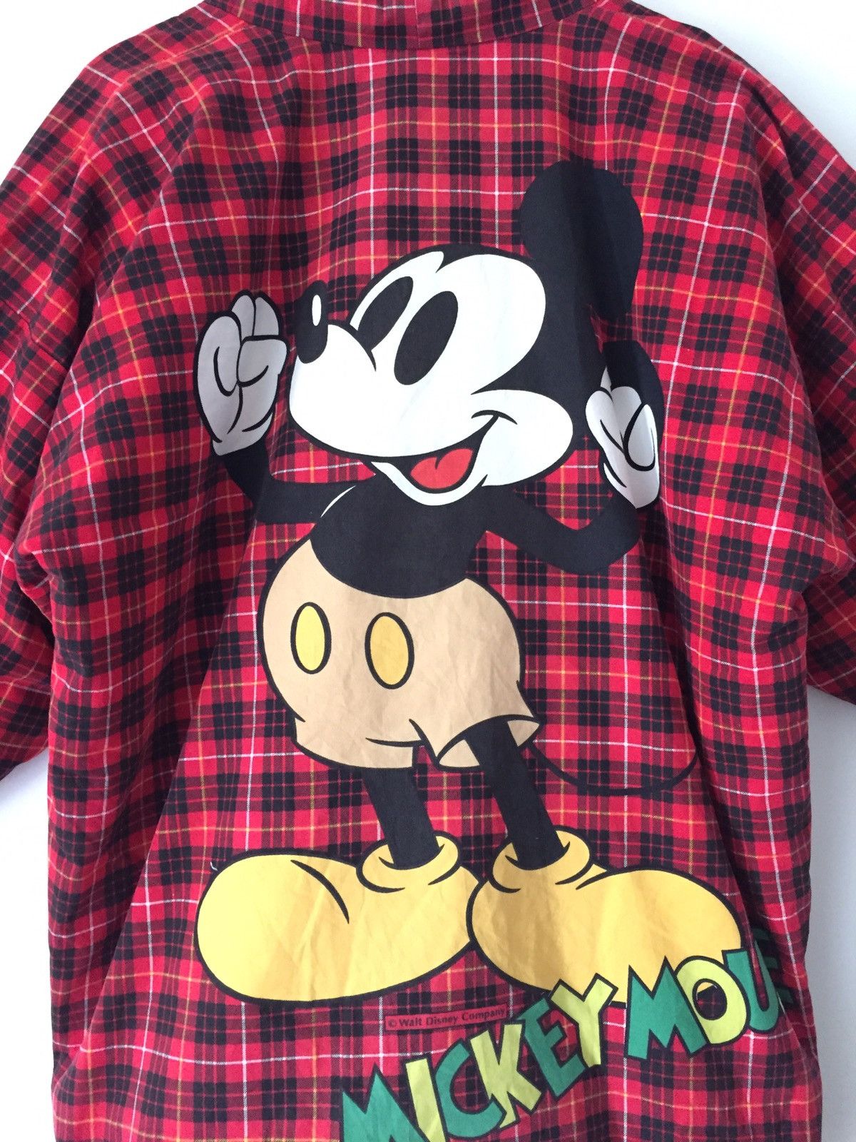 Disney × Japanese Brand 💥delete today💥Vintage Kimono Plaid big Logo Micky Mouse Size US M / EU 48-50 / 2 - 8 Thumbnail