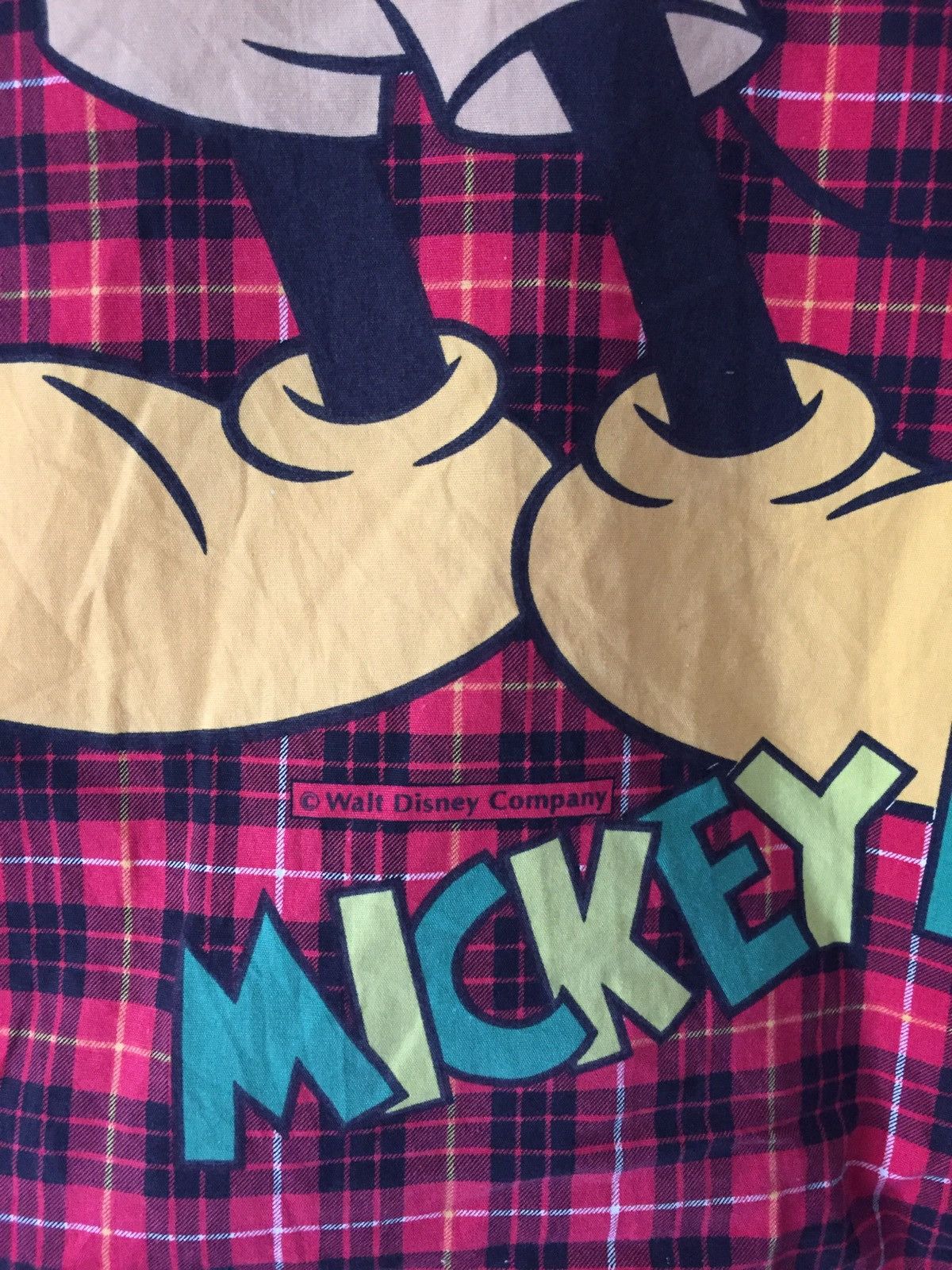 Disney × Japanese Brand 💥delete today💥Vintage Kimono Plaid big Logo Micky Mouse Size US M / EU 48-50 / 2 - 7 Thumbnail