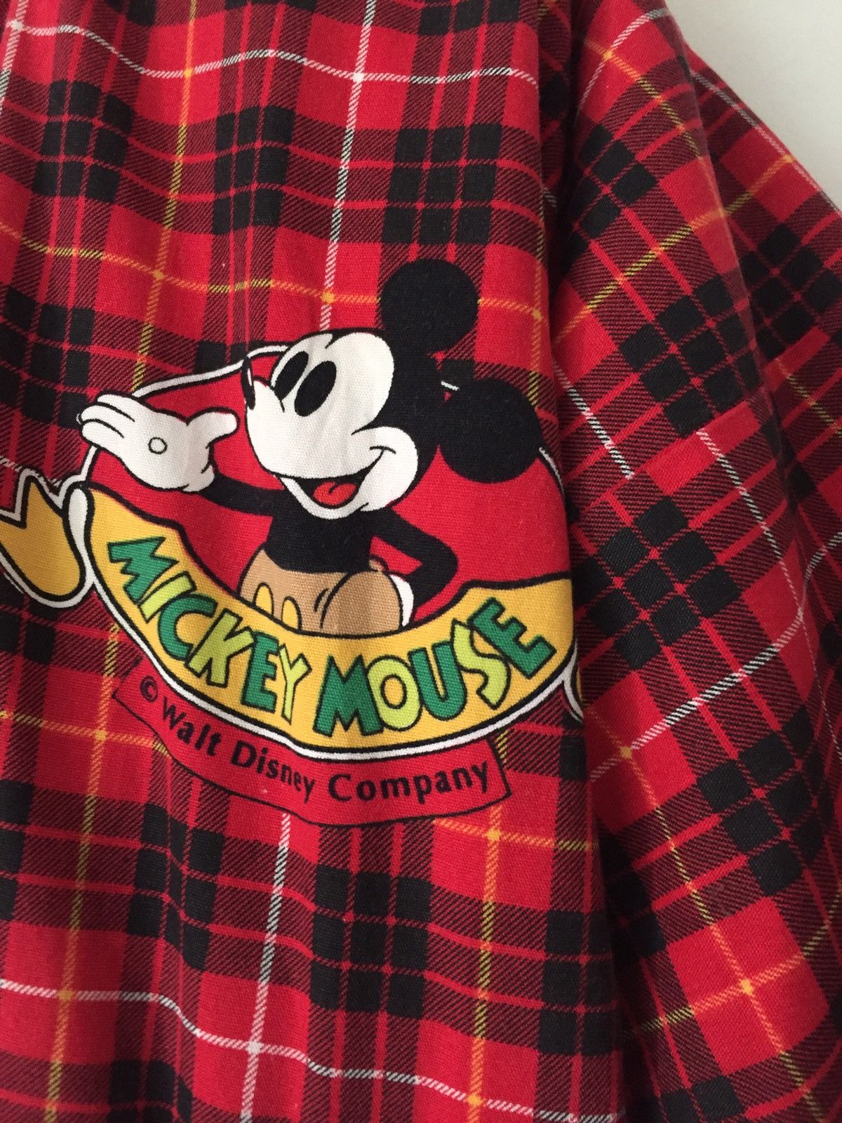 Disney × Japanese Brand 💥delete today💥Vintage Kimono Plaid big Logo Micky Mouse Size US M / EU 48-50 / 2 - 4 Thumbnail