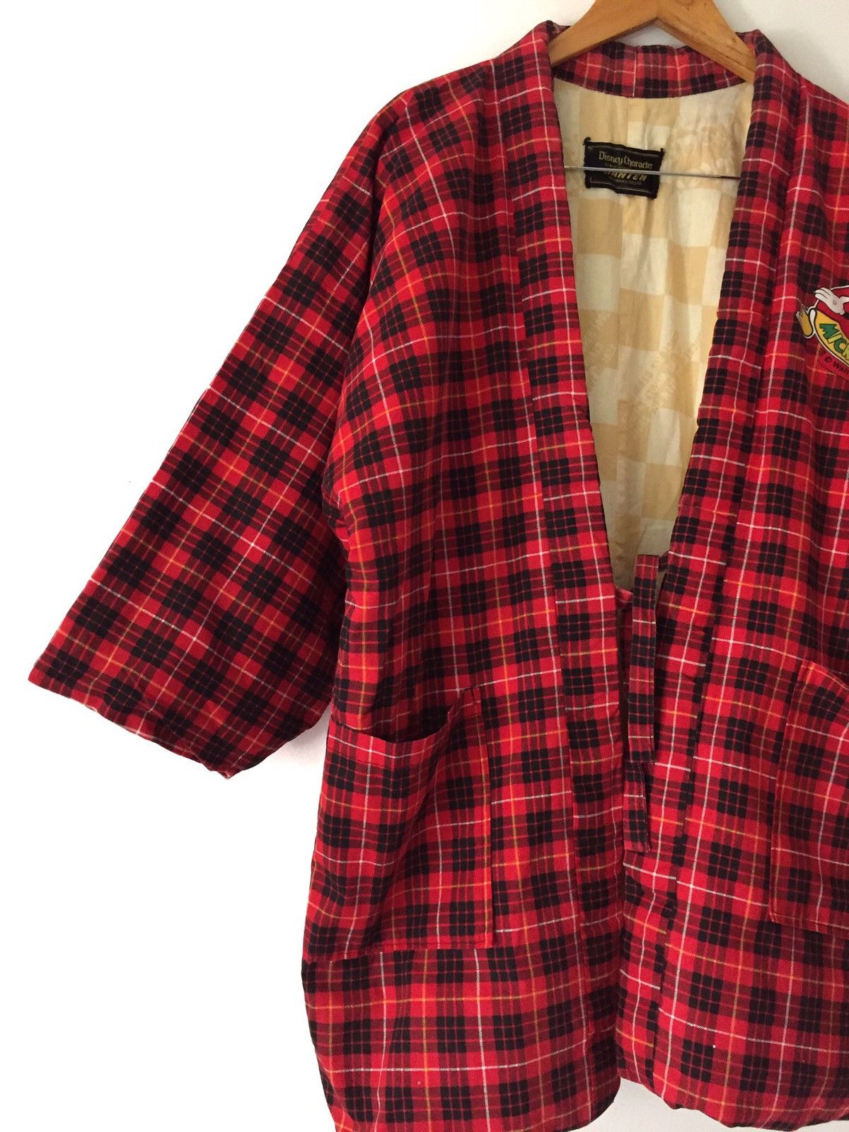 Disney × Japanese Brand 💥delete today💥Vintage Kimono Plaid big Logo Micky Mouse Size US M / EU 48-50 / 2 - 9 Thumbnail