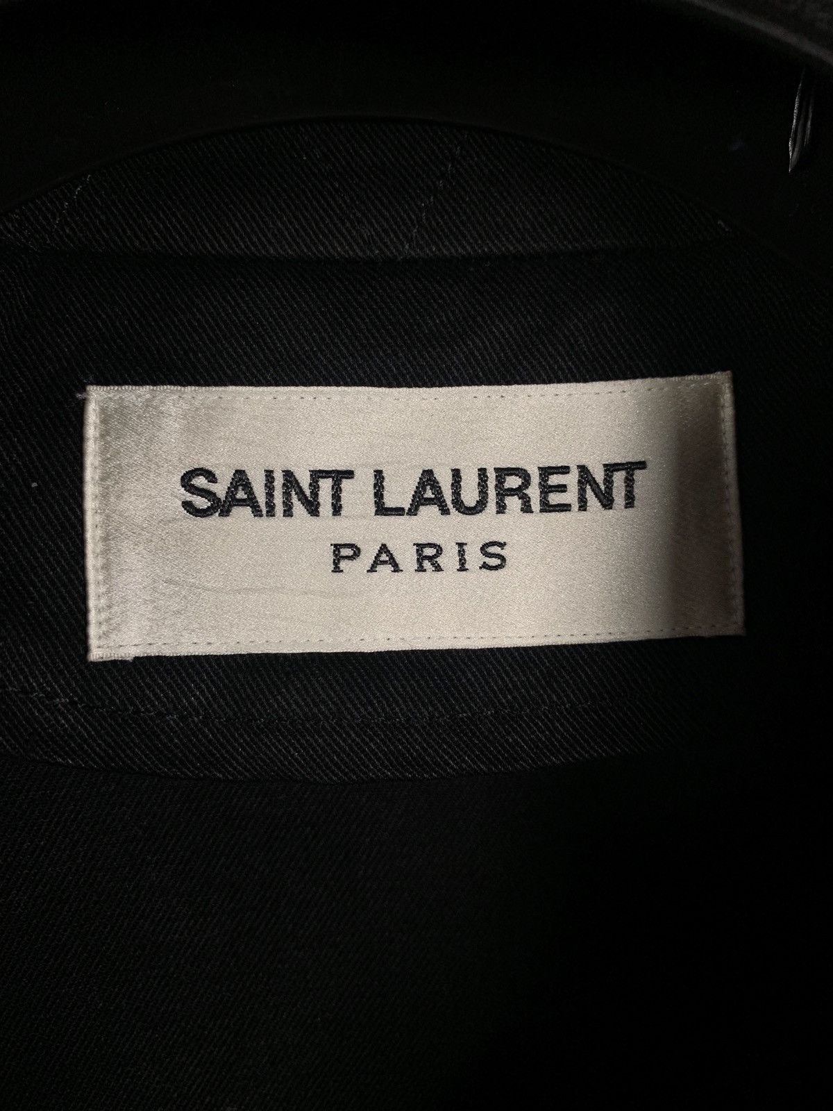Saint Laurent Paris BLACK POCKET MILITARY JACKET - OVERSIZE FIT, SEE MEASUREMENT Size US L / EU 52-54 / 3 - 9 Thumbnail