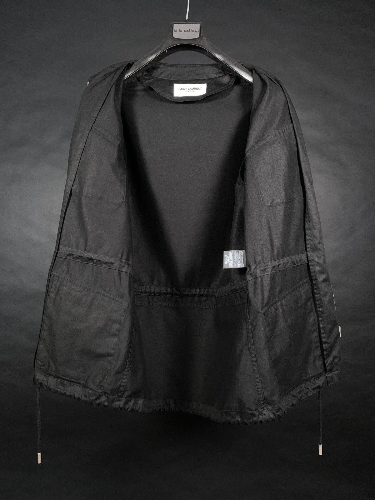 Saint Laurent Paris BLACK POCKET MILITARY JACKET - OVERSIZE FIT, SEE MEASUREMENT Size US L / EU 52-54 / 3 - 4 Thumbnail