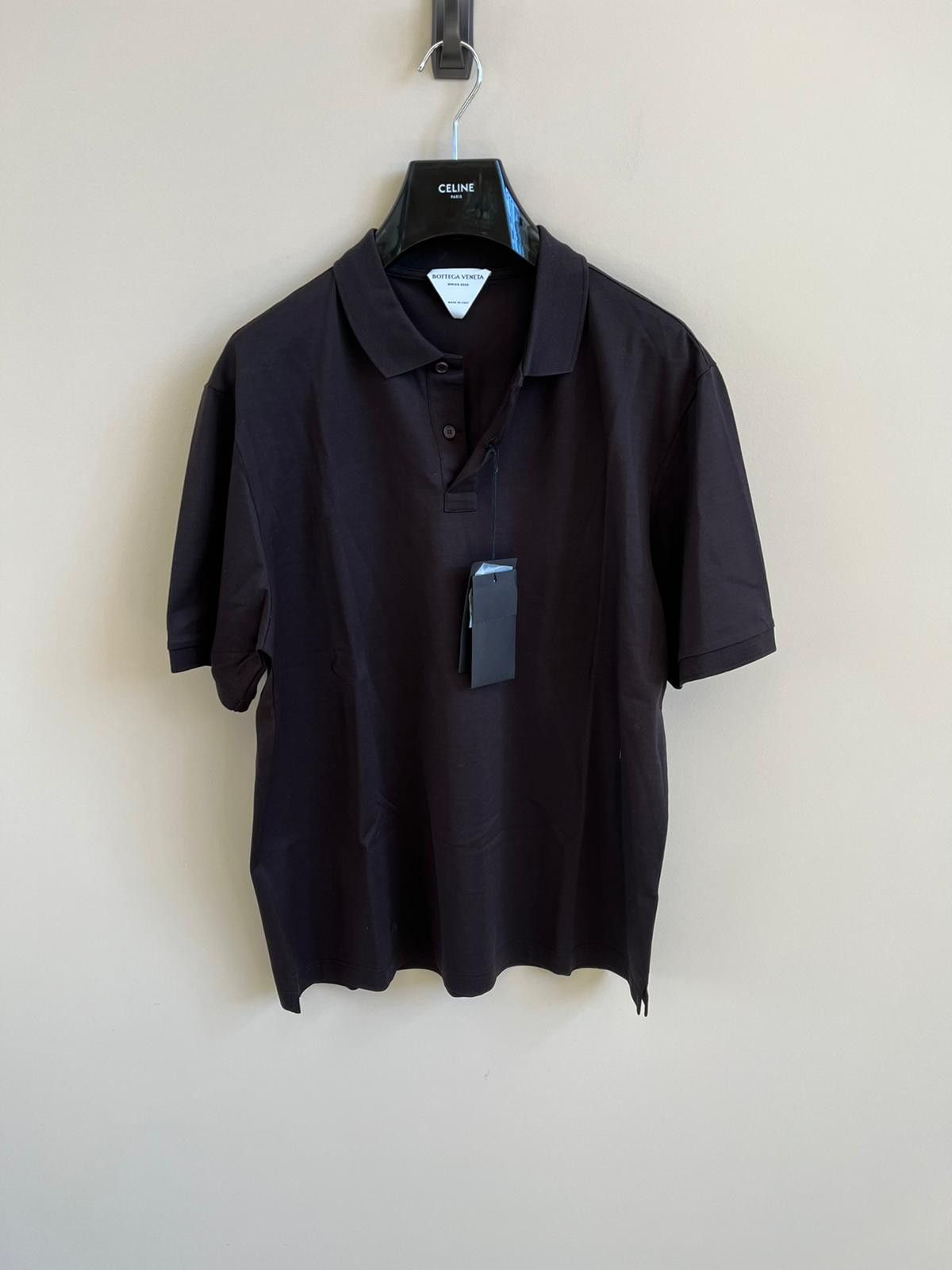 Pre-owned Bottega Veneta Polo Shirt In Black