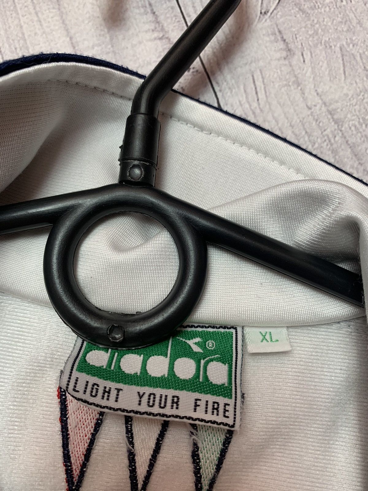 Vintage Italy soccer track jacket Diadora size XL