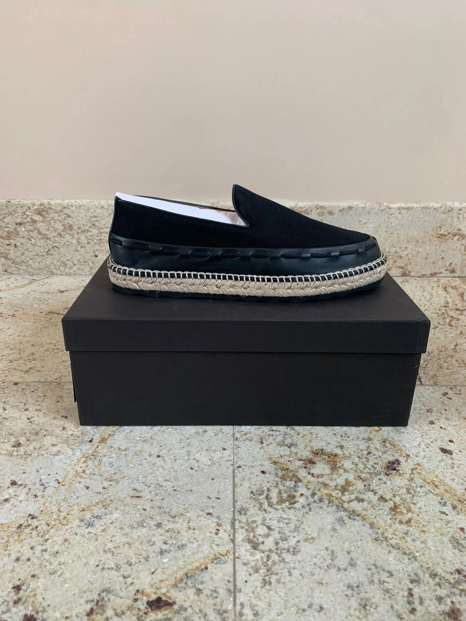 Bottega Veneta Speedster Calf Platform Espredrilles in Black Size US 10 / EU 43 - 12 Thumbnail