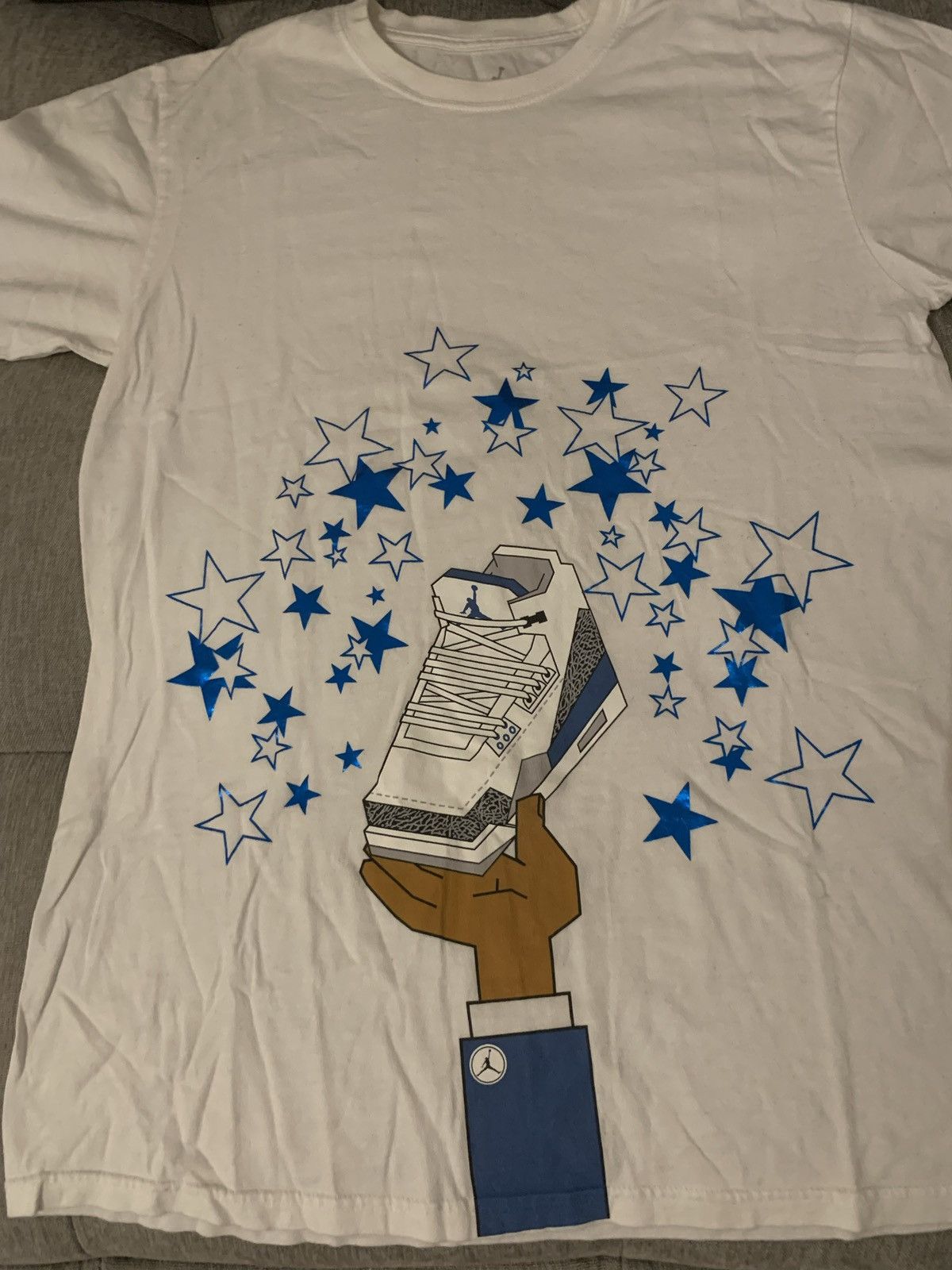 Jordan Brand Vintage Jordan True Blue 3 Graphic T-Shirt AJIII Size US M / EU 48-50 / 2 - 2 Thumbnail