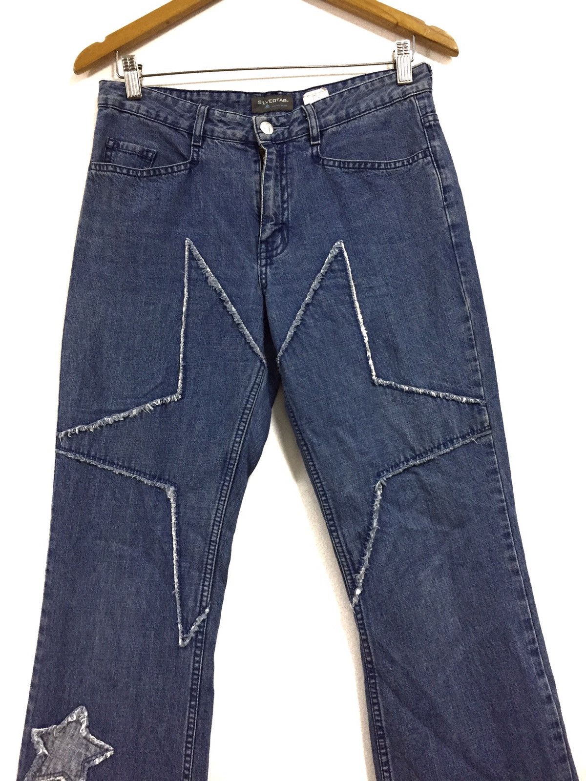 Levi's 💥delete today💥Very Rare Levis Silver Logo star Pachwork Size US 30 / EU 46 - 6 Thumbnail