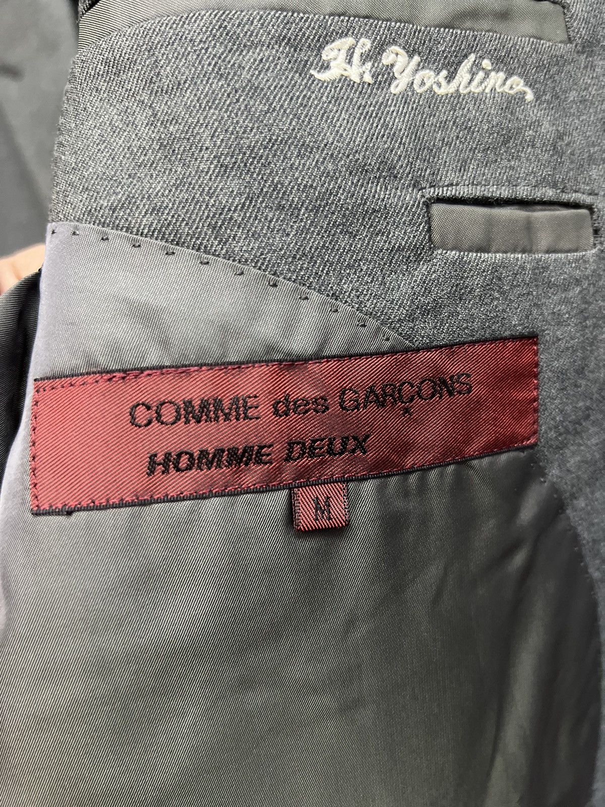 Comme des Garcons × Comme des Garcons Homme COMME DES GARCONS HOMME DEUX MEN BLAZERS Size 48L - 6 Thumbnail