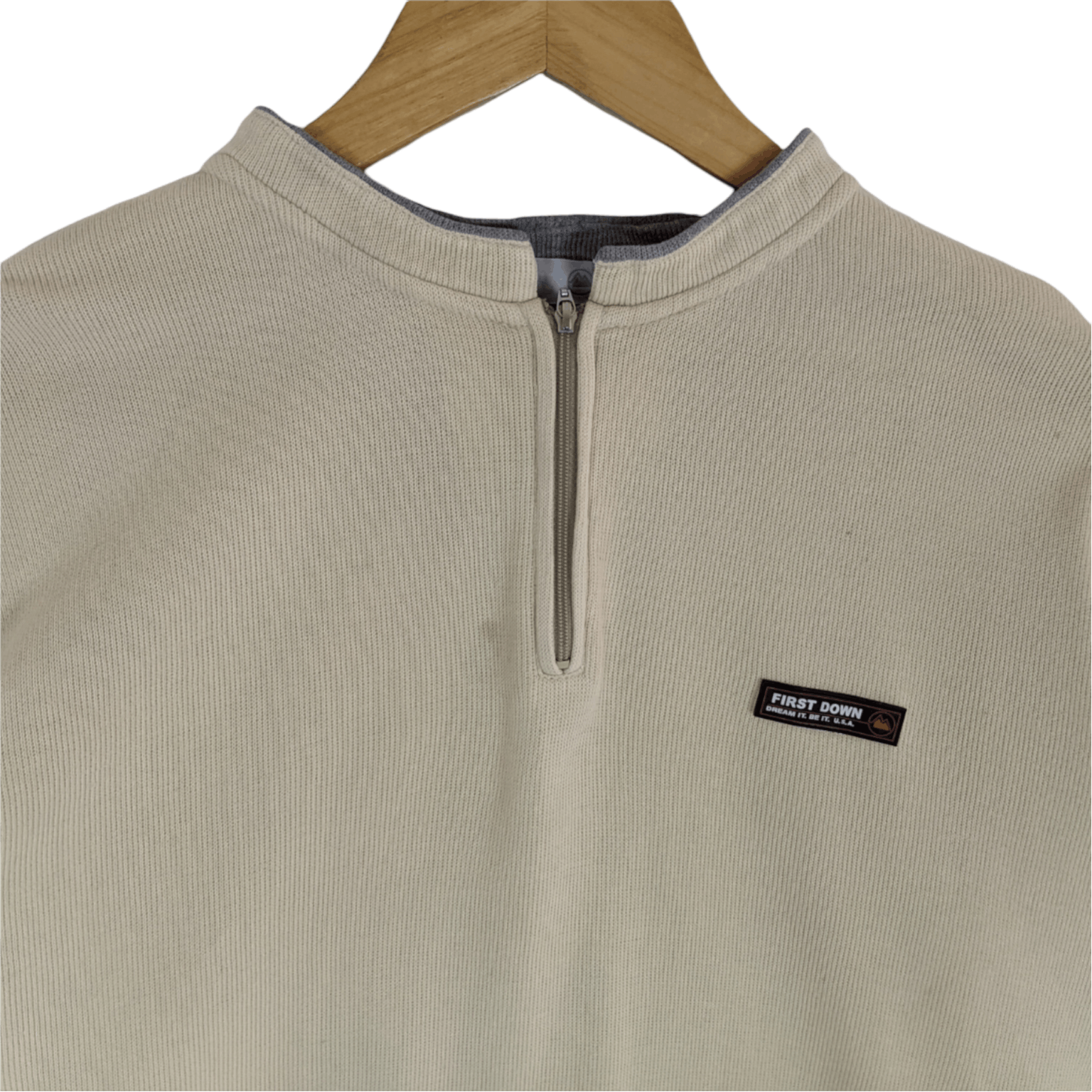 Japanese Brand Vintage FIRST DOWN Jumper Sweatshirt Size US L / EU 52-54 / 3 - 4 Thumbnail