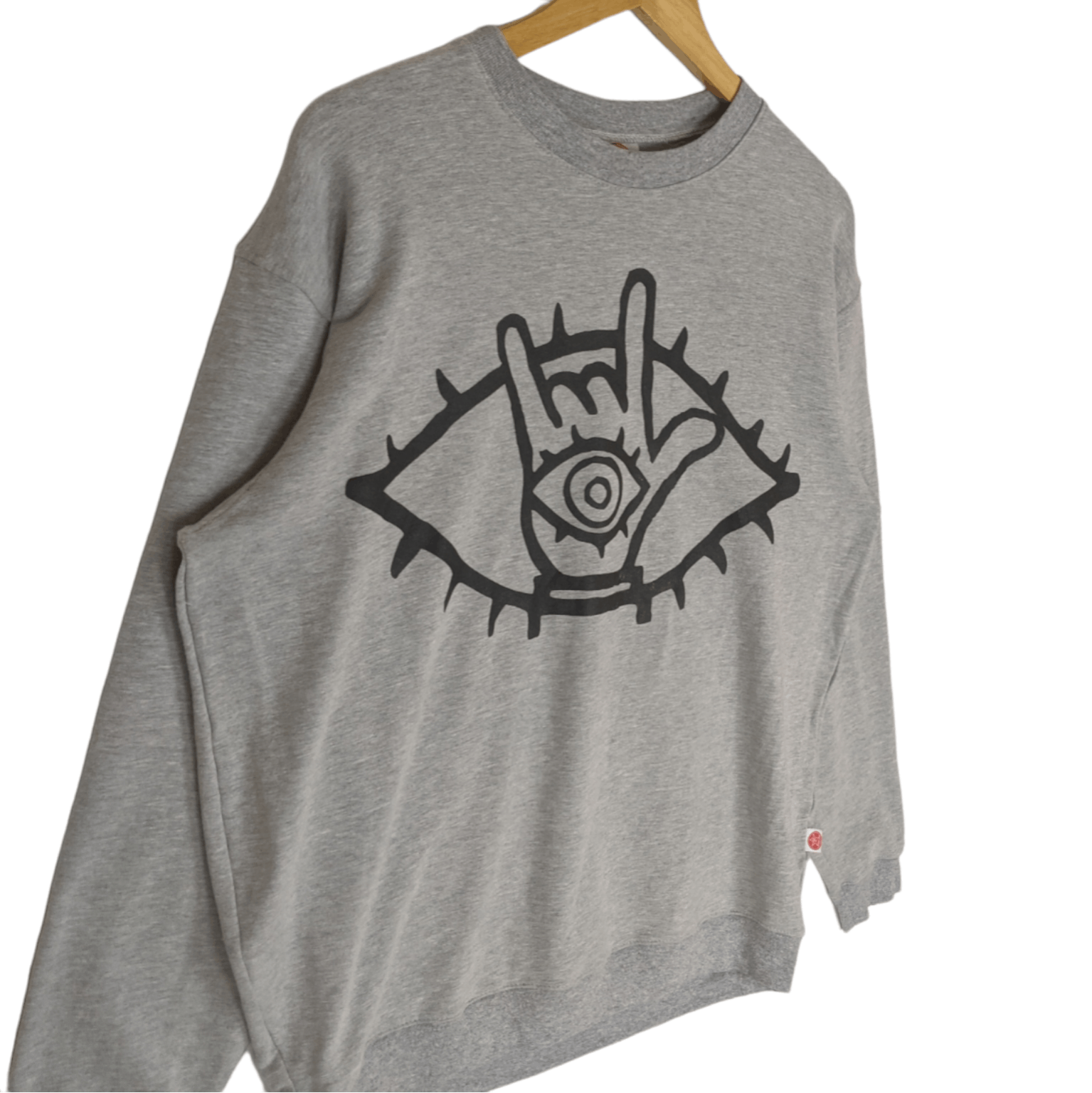 Japanese Brand SEVEN STAR Illuminati Dajjal Crewneck Jumper Sweatshirt Size US L / EU 52-54 / 3 - 3 Thumbnail