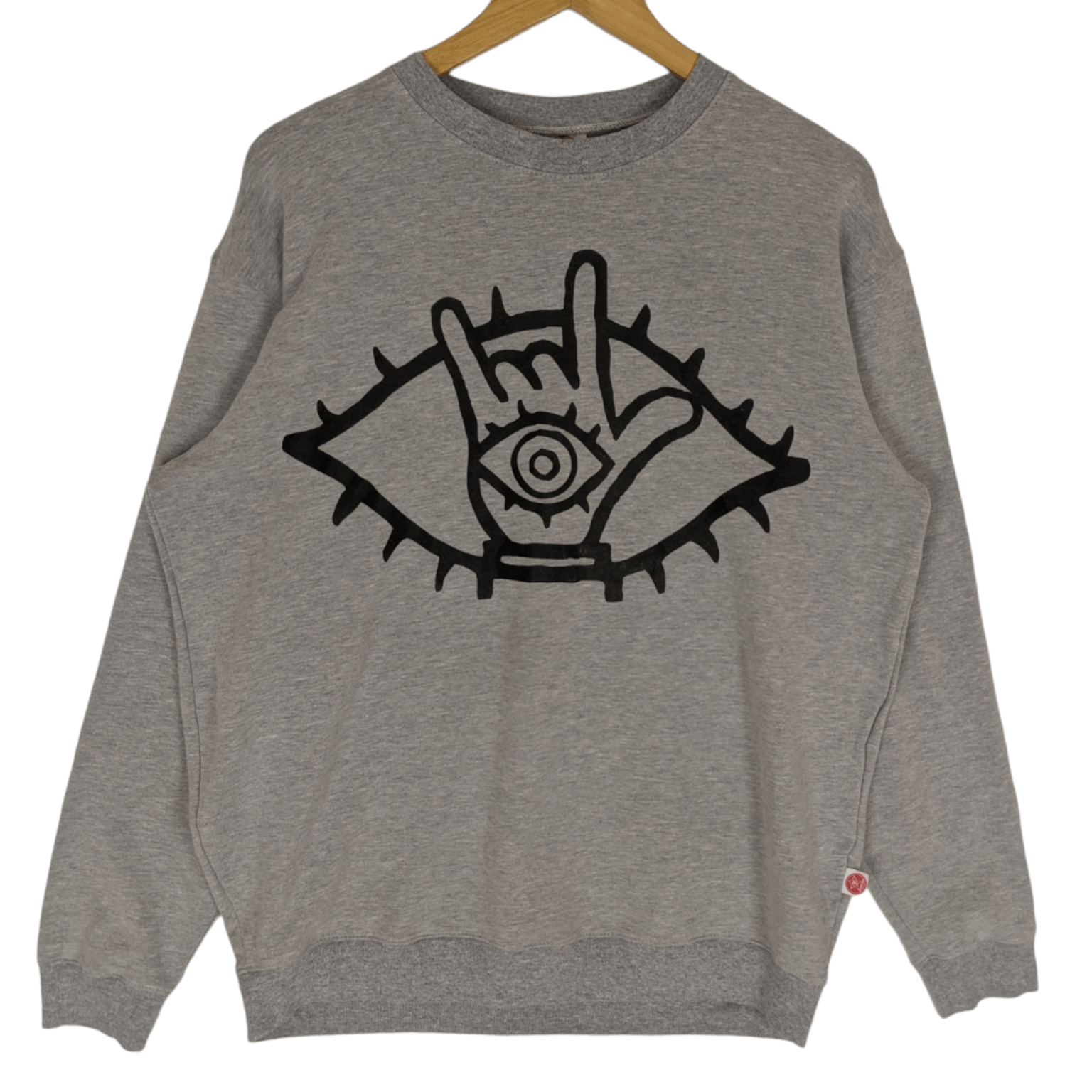 Japanese Brand SEVEN STAR Illuminati Dajjal Crewneck Jumper Sweatshirt Size US L / EU 52-54 / 3 - 2 Thumbnail