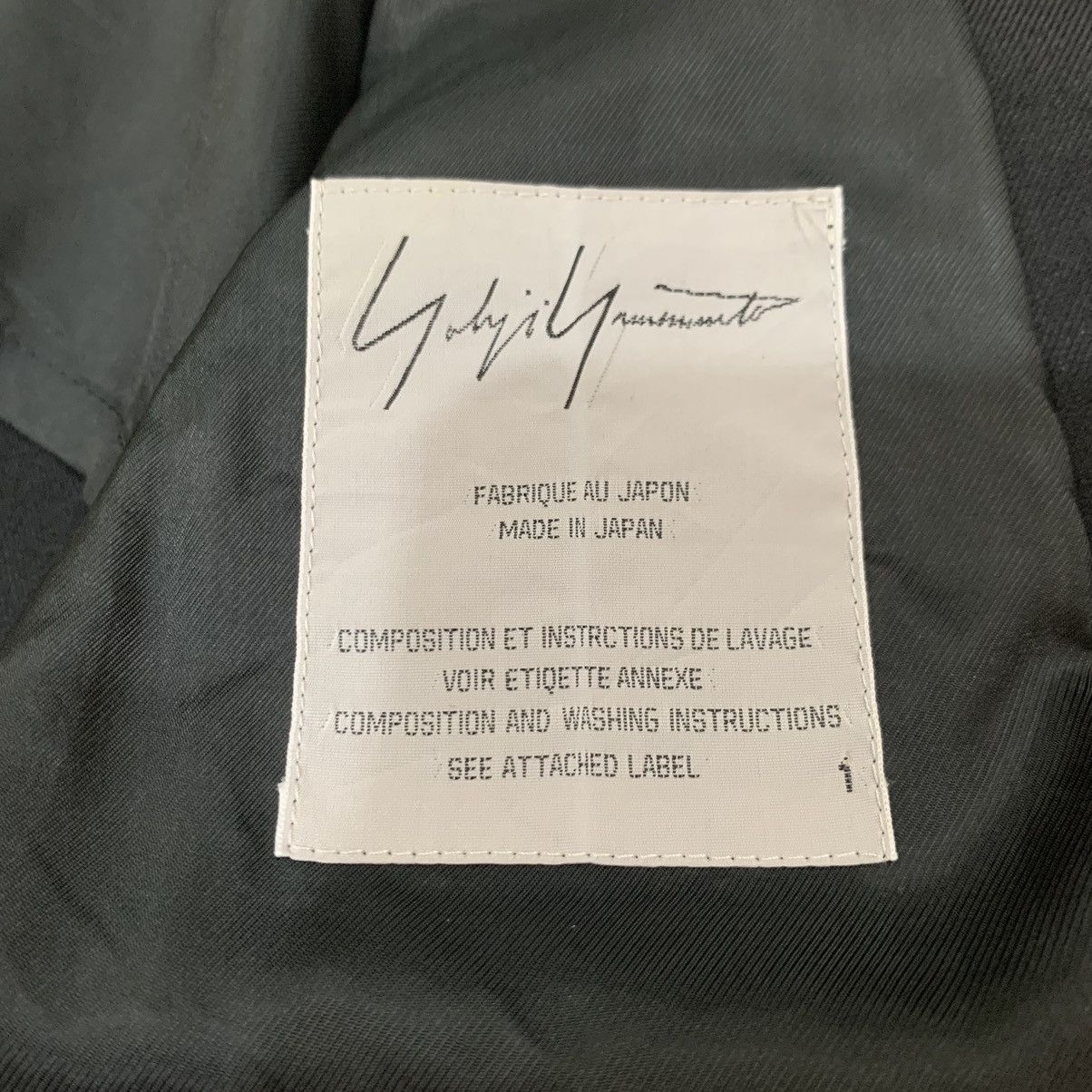 Yohji Yamamoto Yohji Yamamoto Single Button Jacket Size S / US 4 / IT 40 - 9 Thumbnail