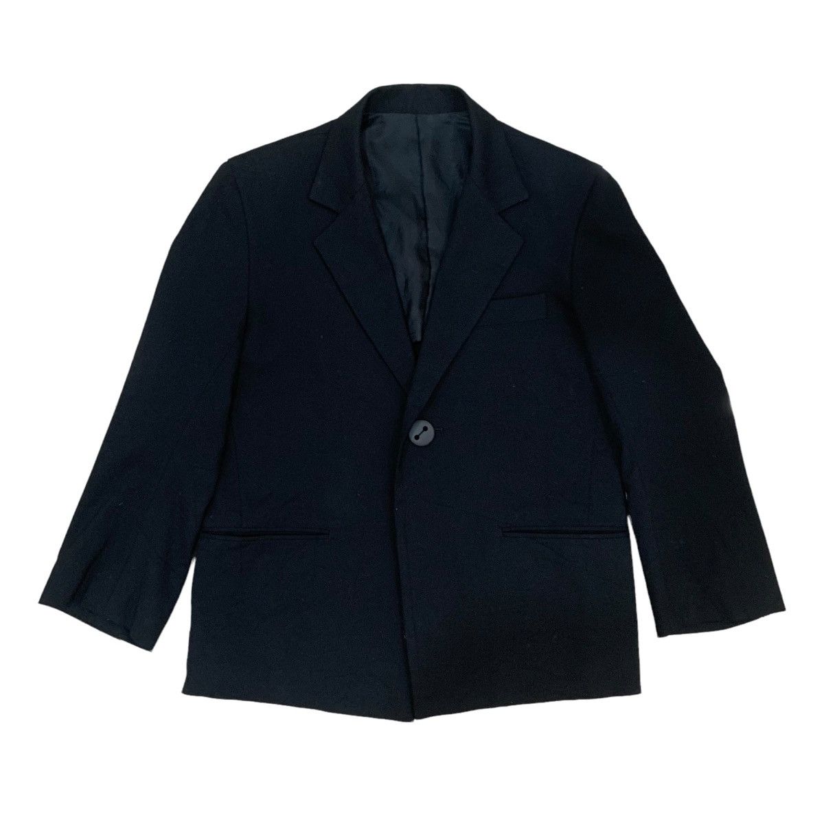 Yohji Yamamoto Yohji Yamamoto Single Button Jacket Size S / US 4 / IT 40 - 2 Thumbnail
